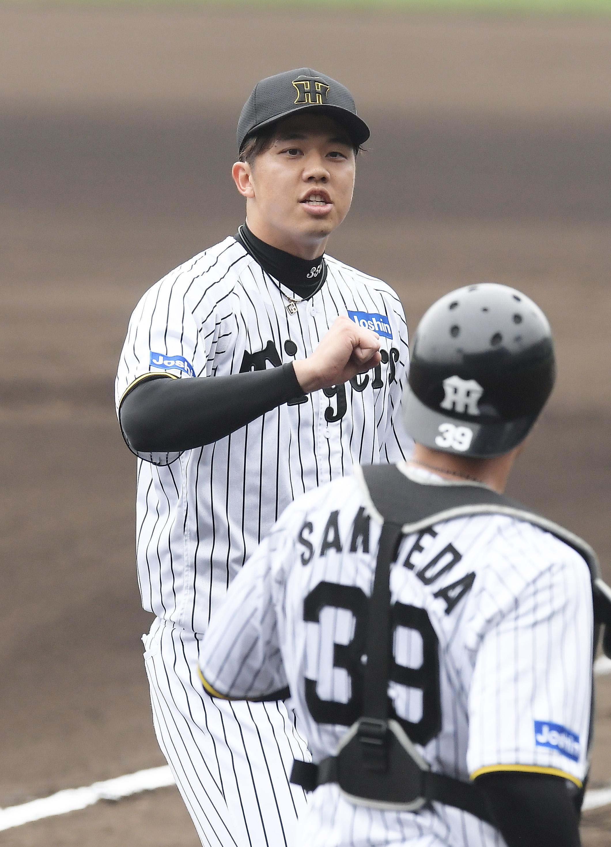 阪神・才木浩人、前回4失点から修正3回0封「真っすぐが良くて