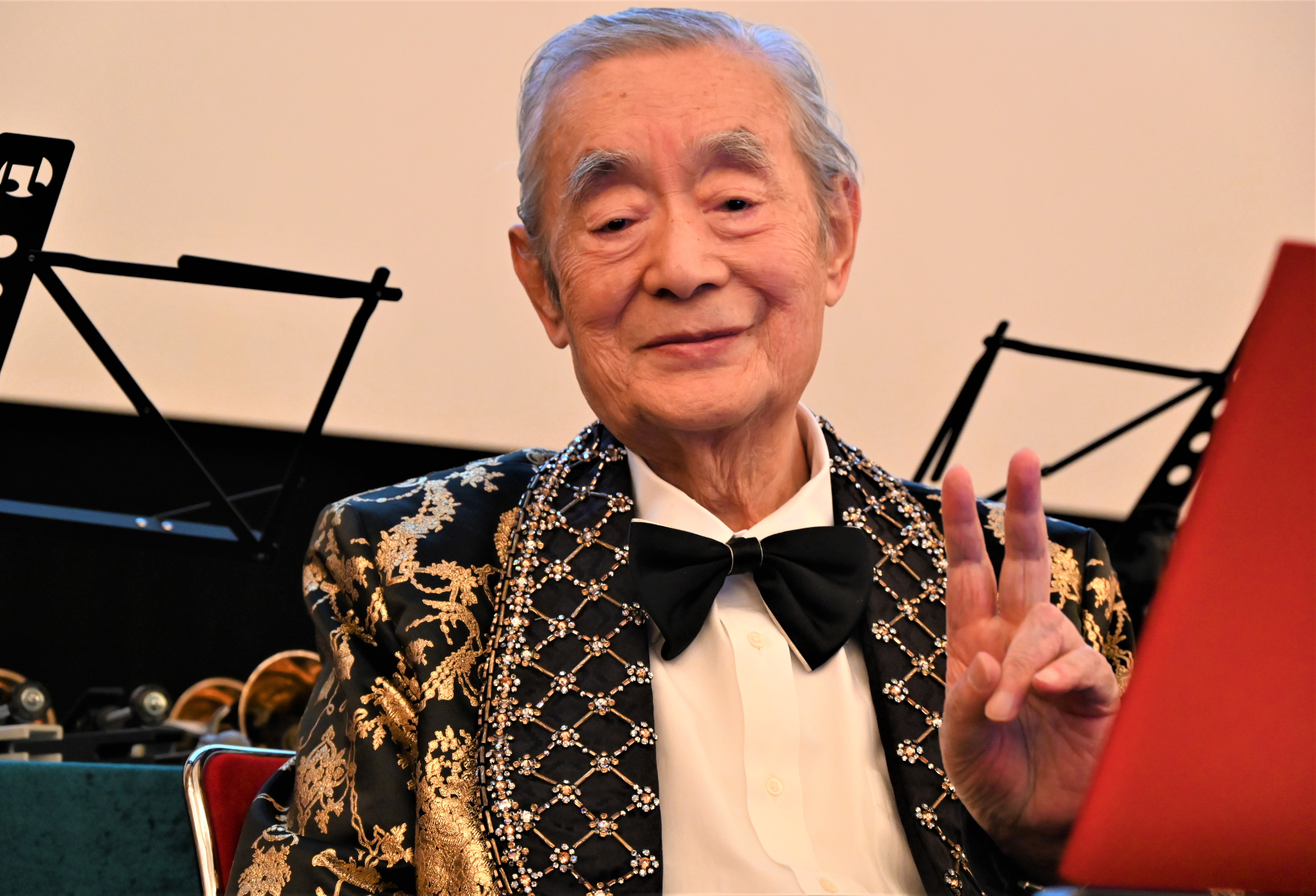 96歳のドクター中松氏、都知事選再挑戦に意欲 米歌手デビュー