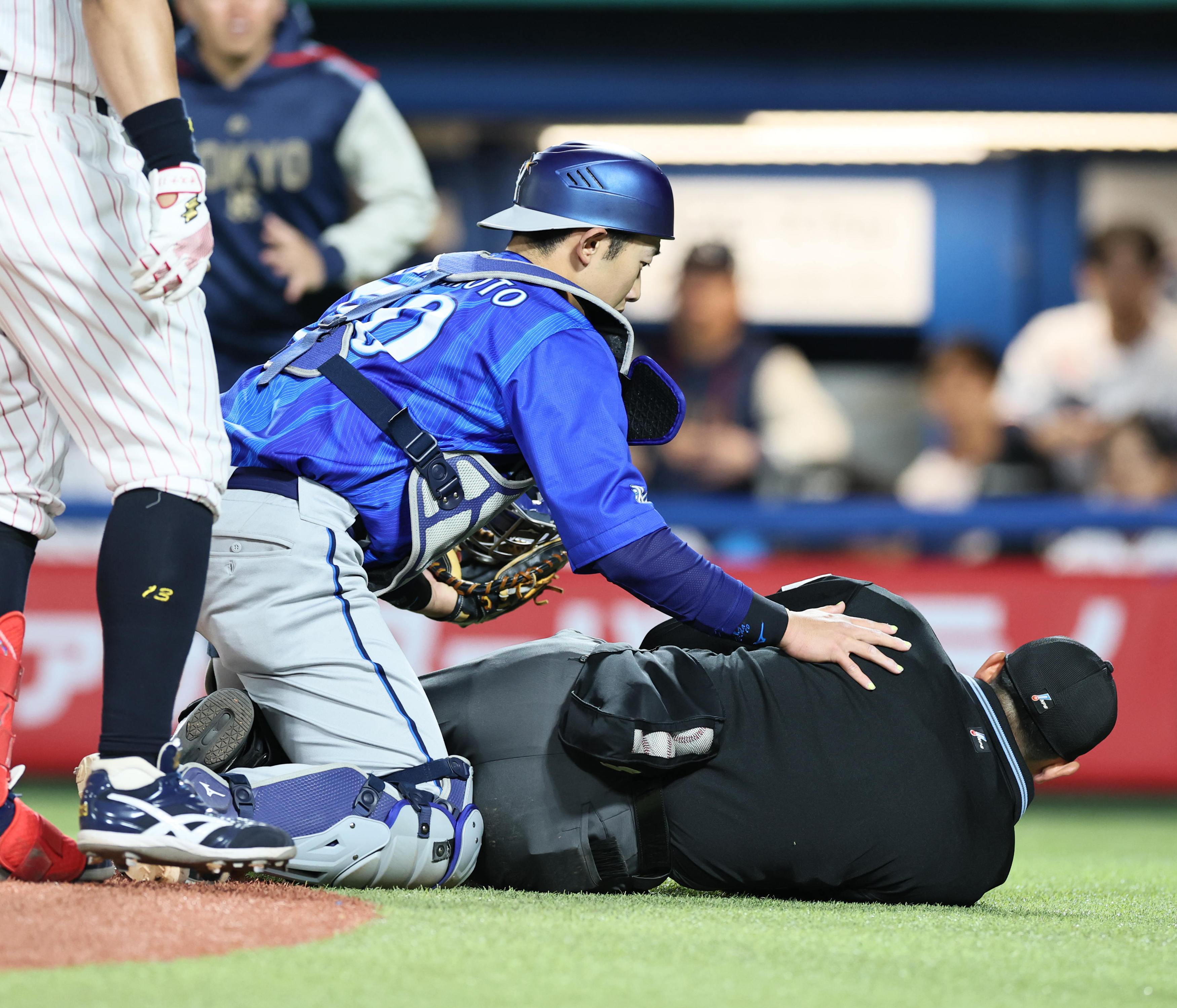 バット直撃の審判員、一般病棟に移るもいまだ意識戻らず NPBが容体報告
