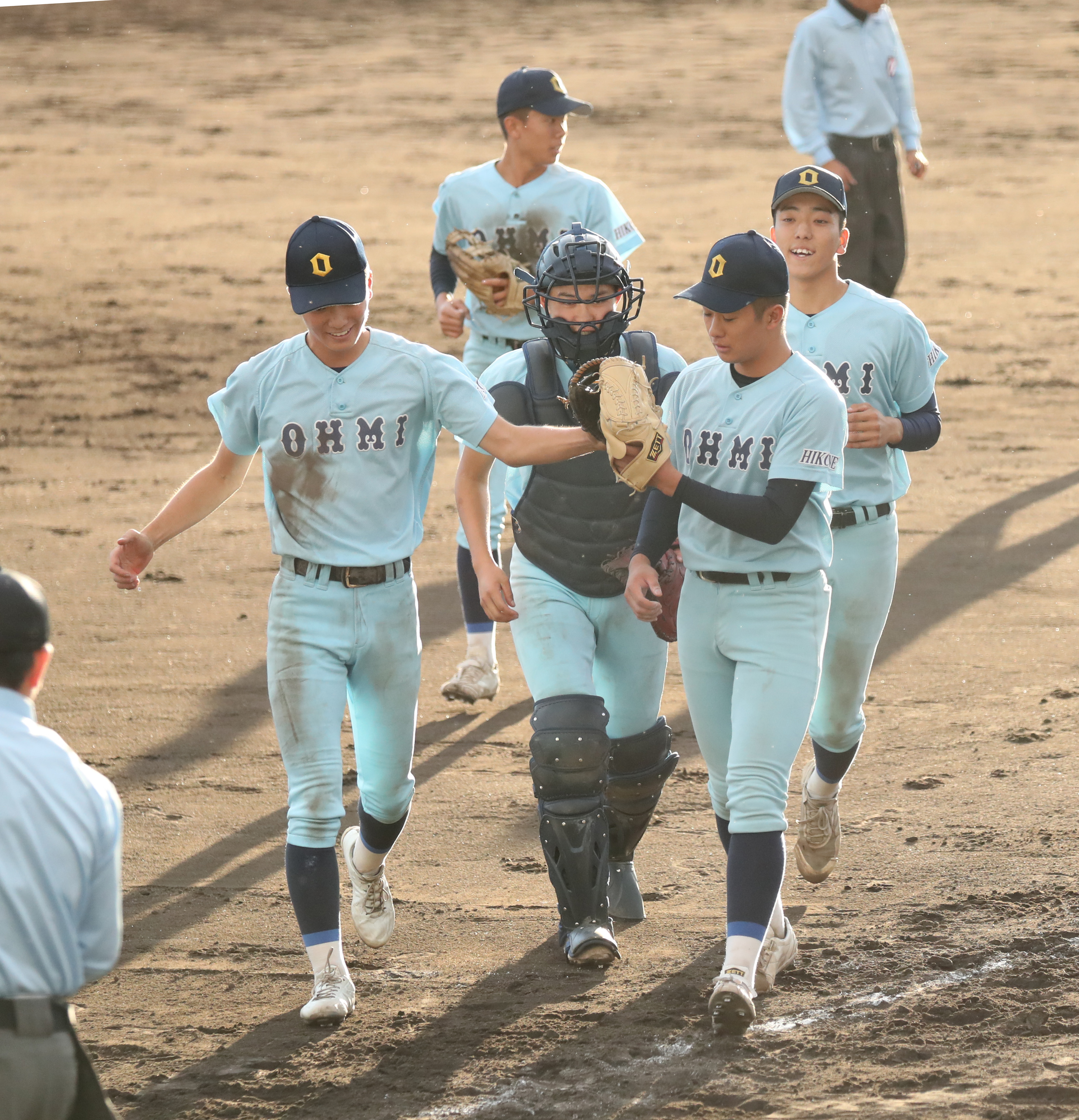 近江高校 硬式野球部 甲子園試合用 キャップ 超激レア - 野球