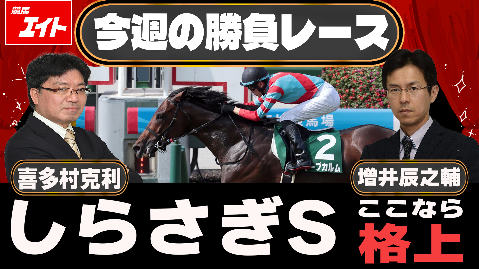 競馬エイト今週の勝負レース】しらさぎS（喜多村&増井） - サンスポZBAT!