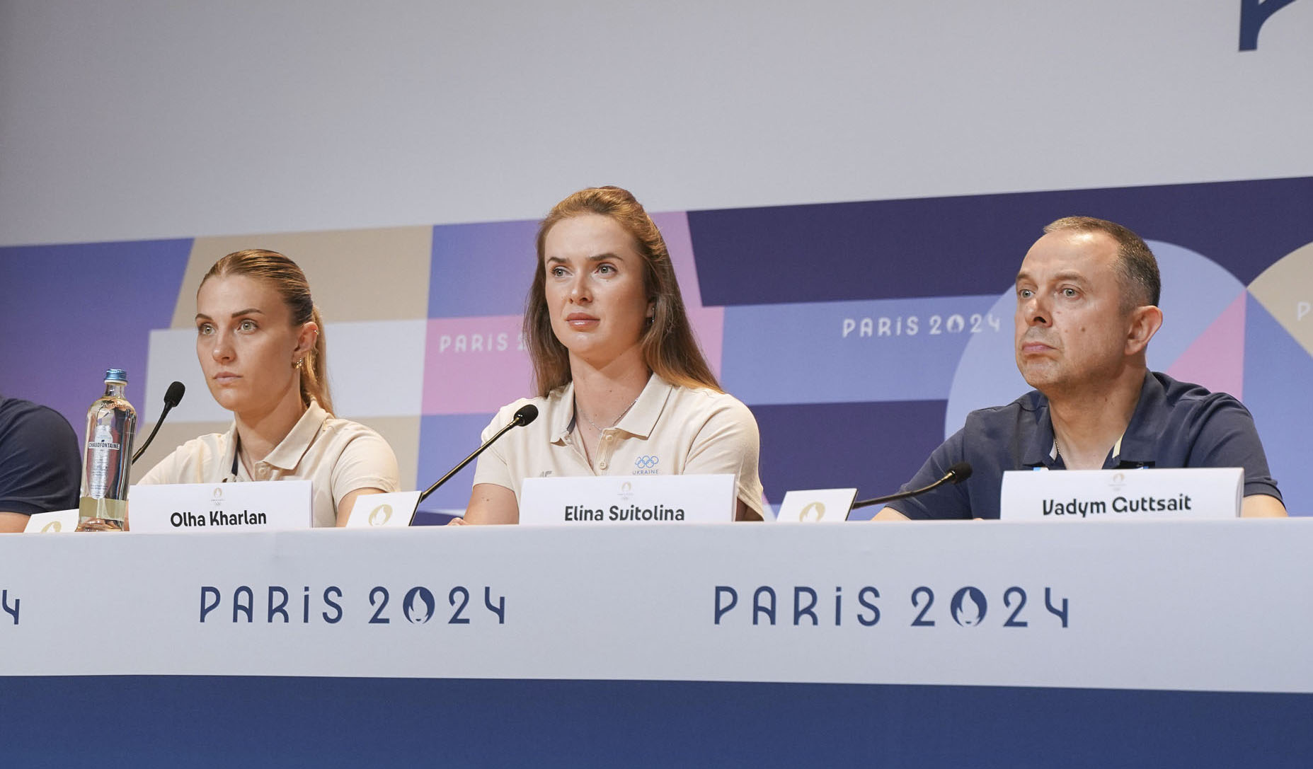 パリ五輪ウクライナ選手団が会見、戦時の参加の意義を訴える 「存在と