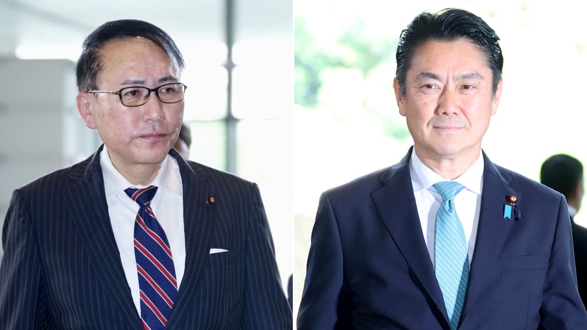葉梨沖縄相、24日に新旧知事面会 山下法相「娘も結婚で氏変えた」旧姓