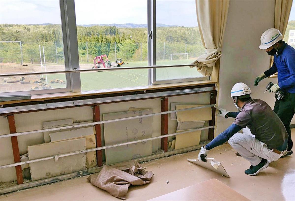 前田建設、石膏板残置認める 校舎壁内に廃棄問題 - 産経ニュース