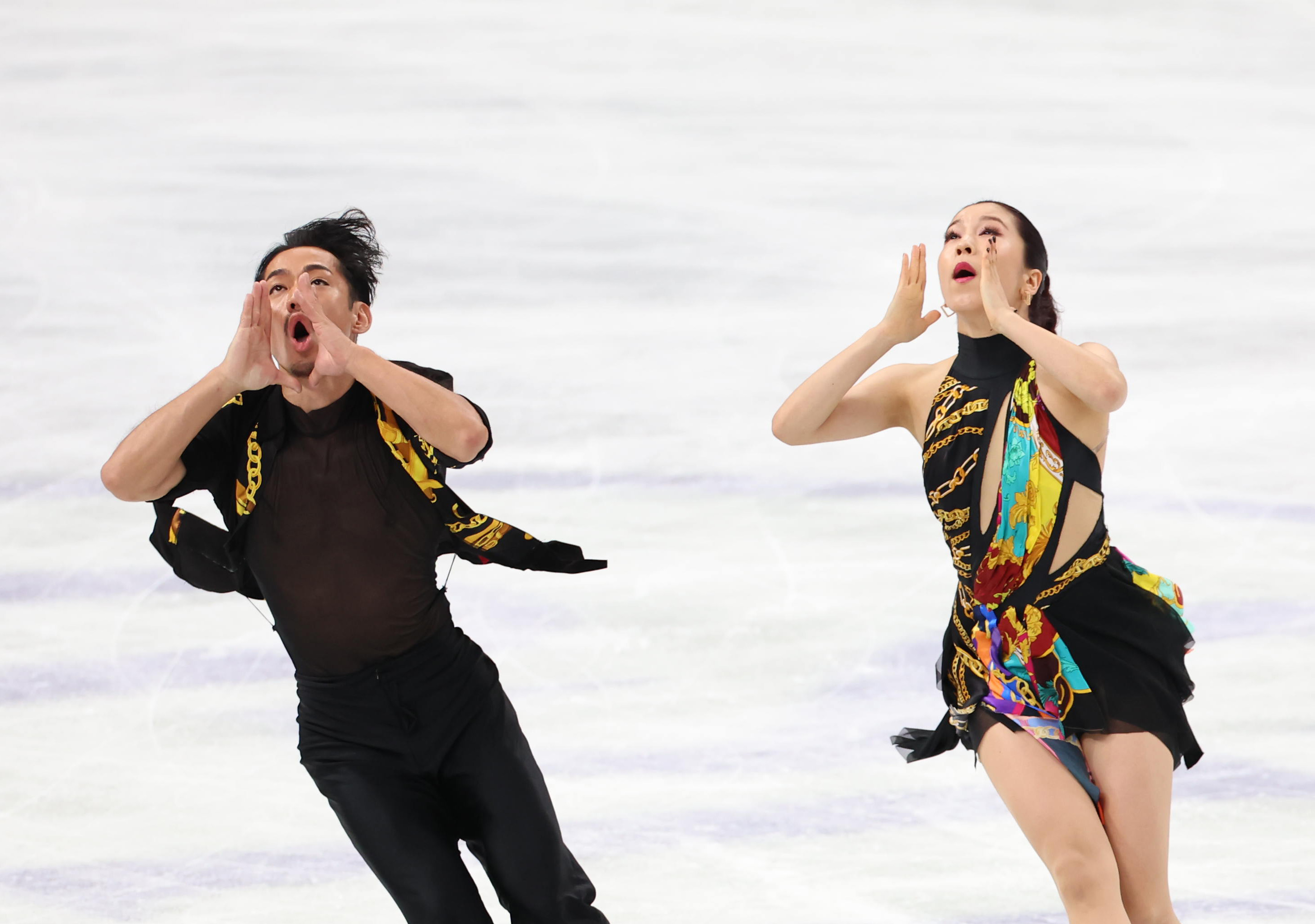 フォト】“かなだい”村元、高橋組は11位発進 世界フィギュアRD