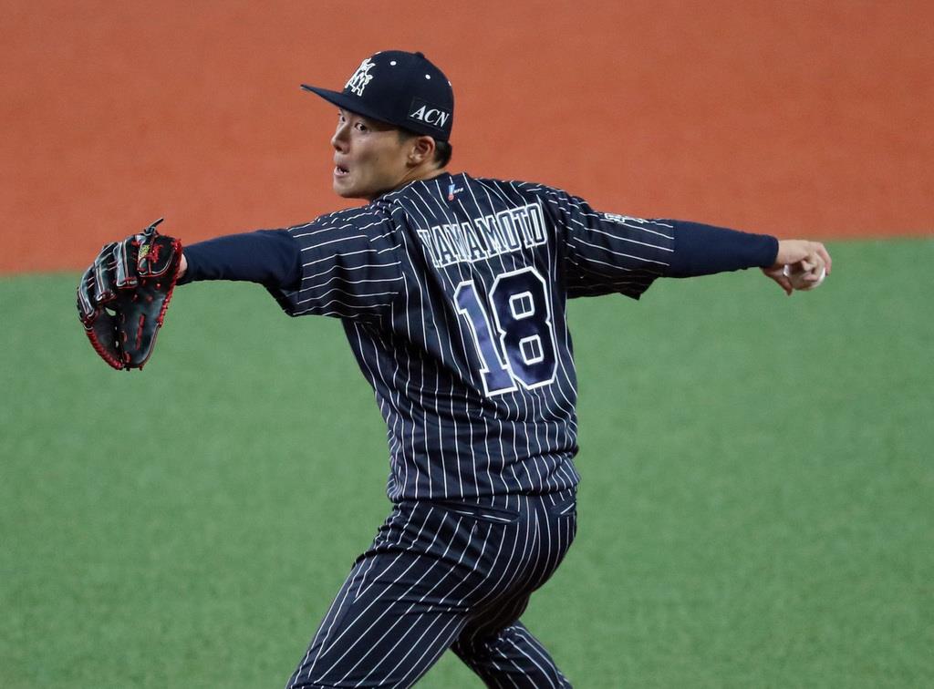 【入手困難】山本由伸 山本由伸、7回1失点で渡米後最多8勝目 渾身の98球で8K…本拠地