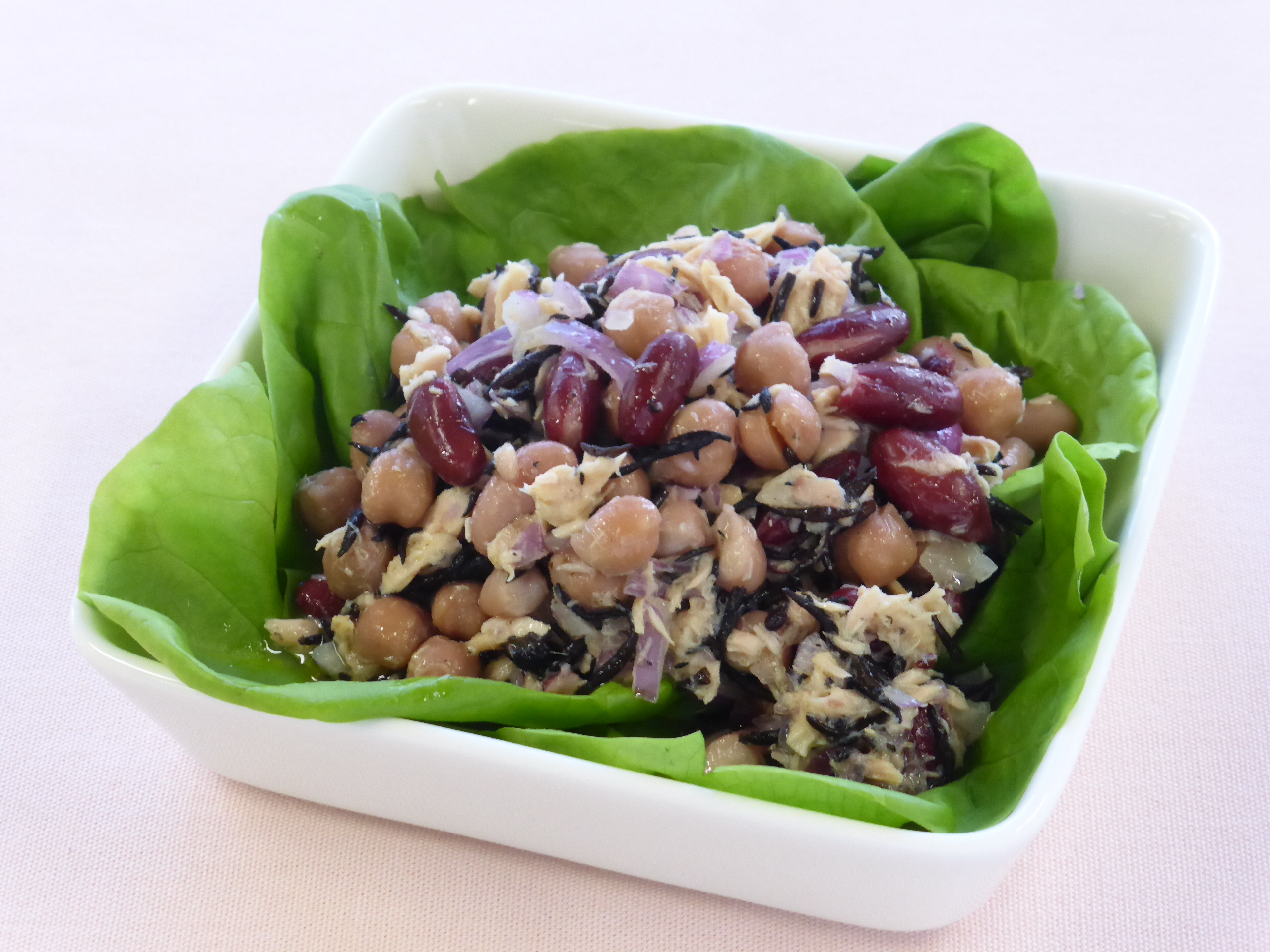 食物繊維たっぷり「ヒジキとツナの豆サラダ」 買い置きの海産物でデリ