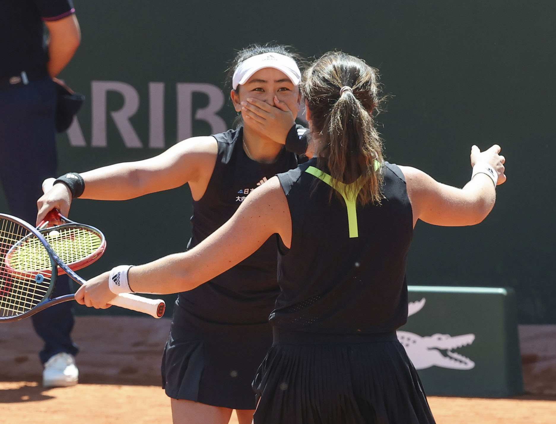 穂積絵莉＆ウリケ・アイケリ組が3回戦進出 中国ペアに逆転勝ち／全仏