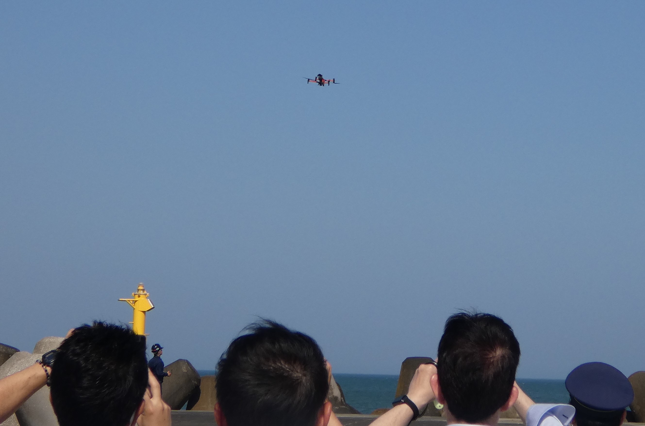 津波避難、空から呼びかけ 千葉・一宮町、Jアラート連携ドローン運用