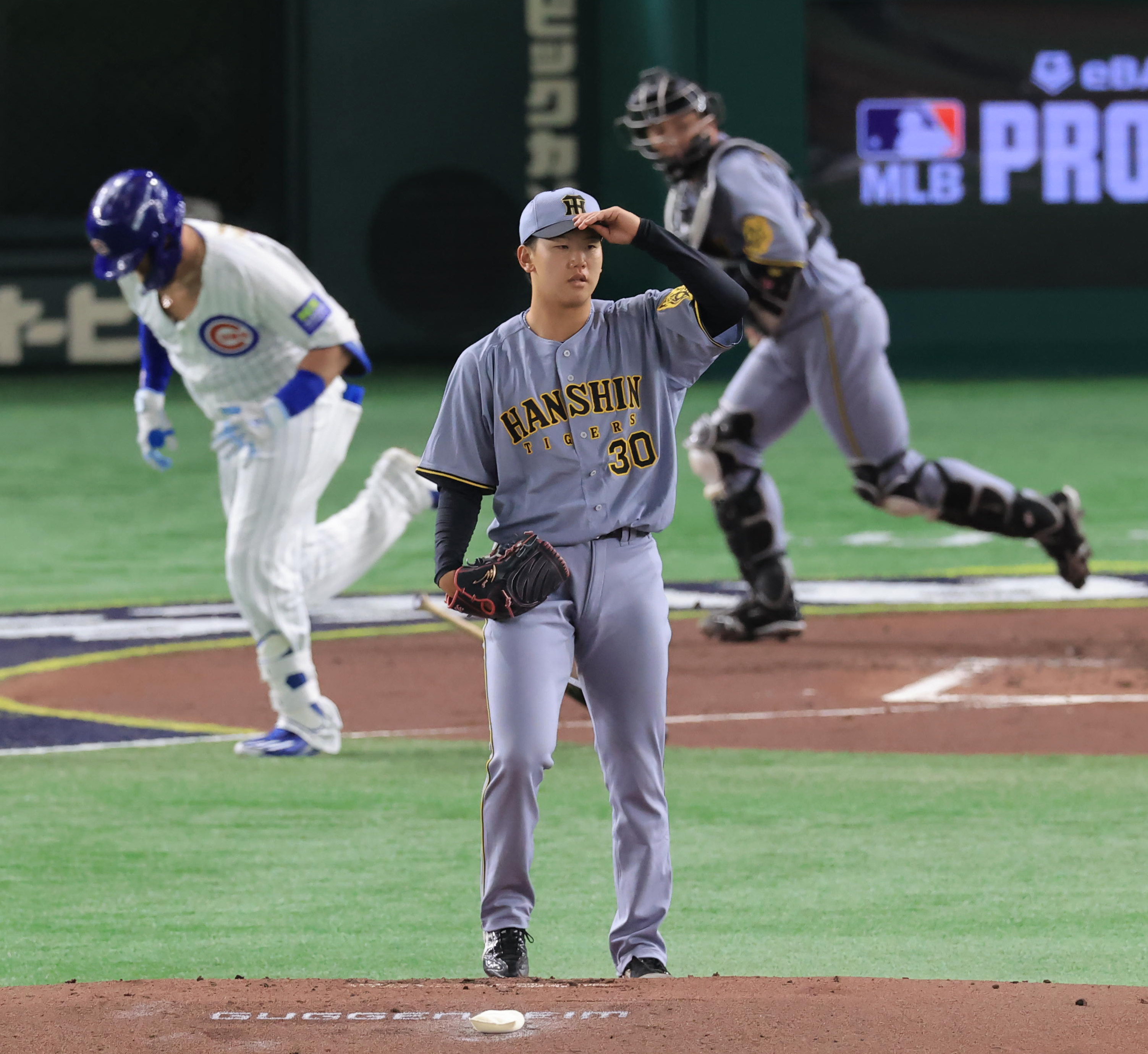 阪神・門別啓人が鮮烈な世界デビュー プロ未勝利の20歳がカブスを相手