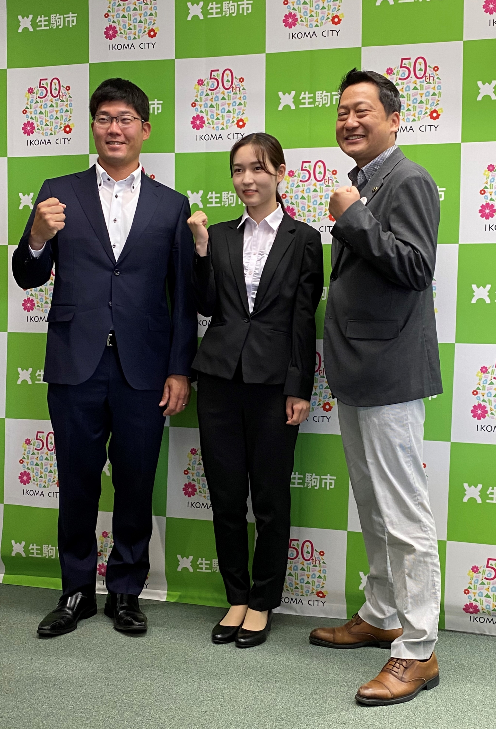 アーチェリー代表の古川高晴と山内梓 生駒市長を表敬訪問 サンスポ