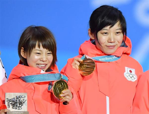 平昌五輪】「この仲間でしか金メダルを取れない」 高木菜那、メダル