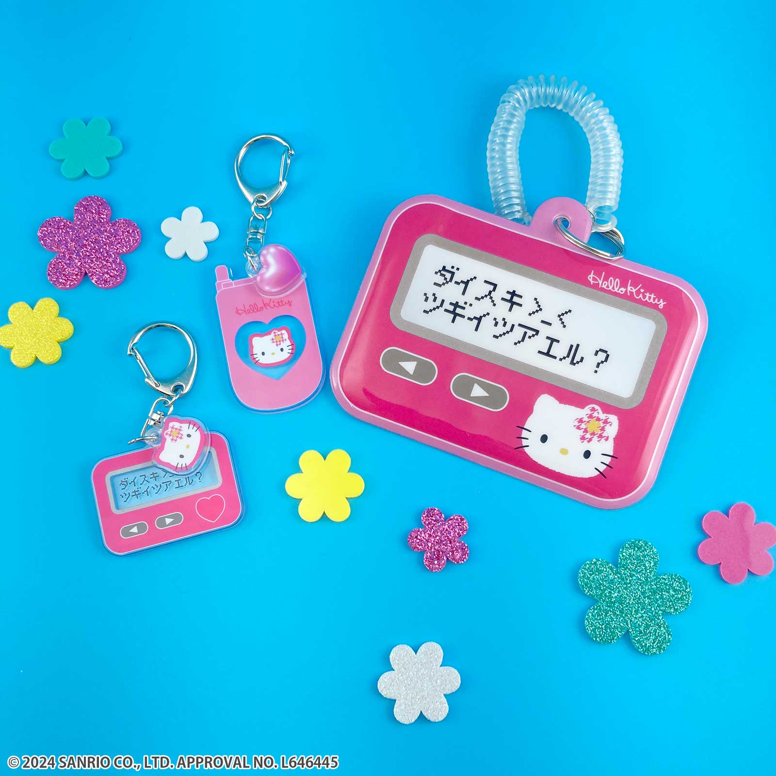 ハローキティ」の平成レトロデザインのアイテム、サンキュー