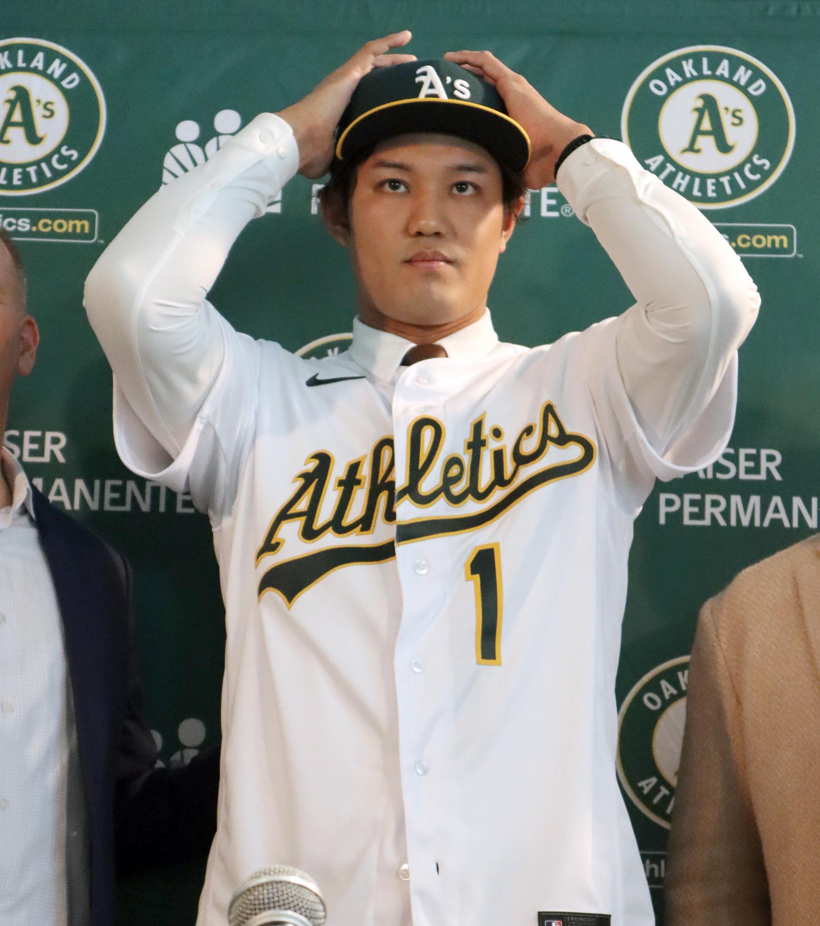 マーケット MLB アスレチックス 藤浪晋太郎 海外限定 ニューエラ別注