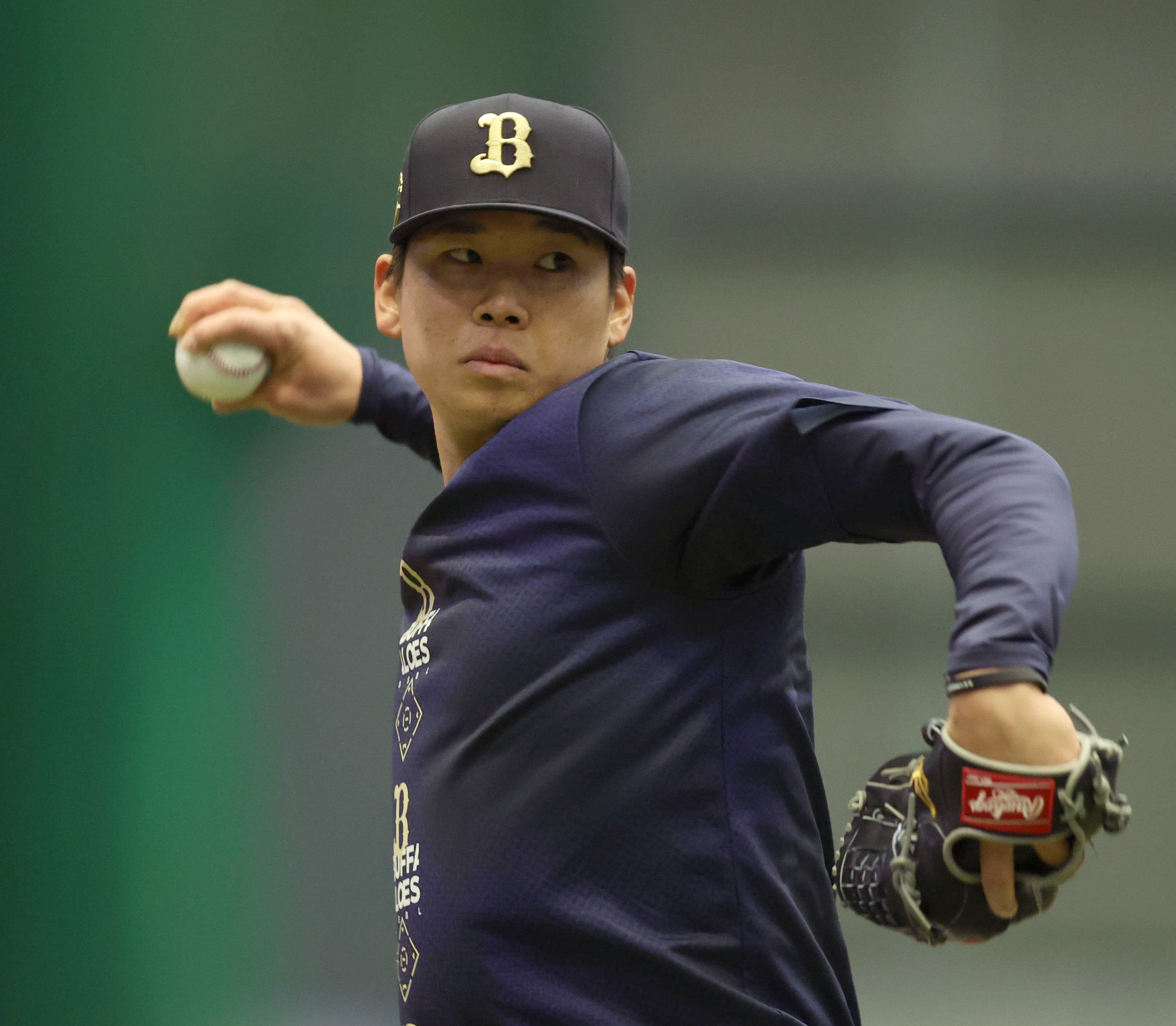 オリックス・山下舜平大が自主トレを公開 3年ぶりの開幕投手に意欲