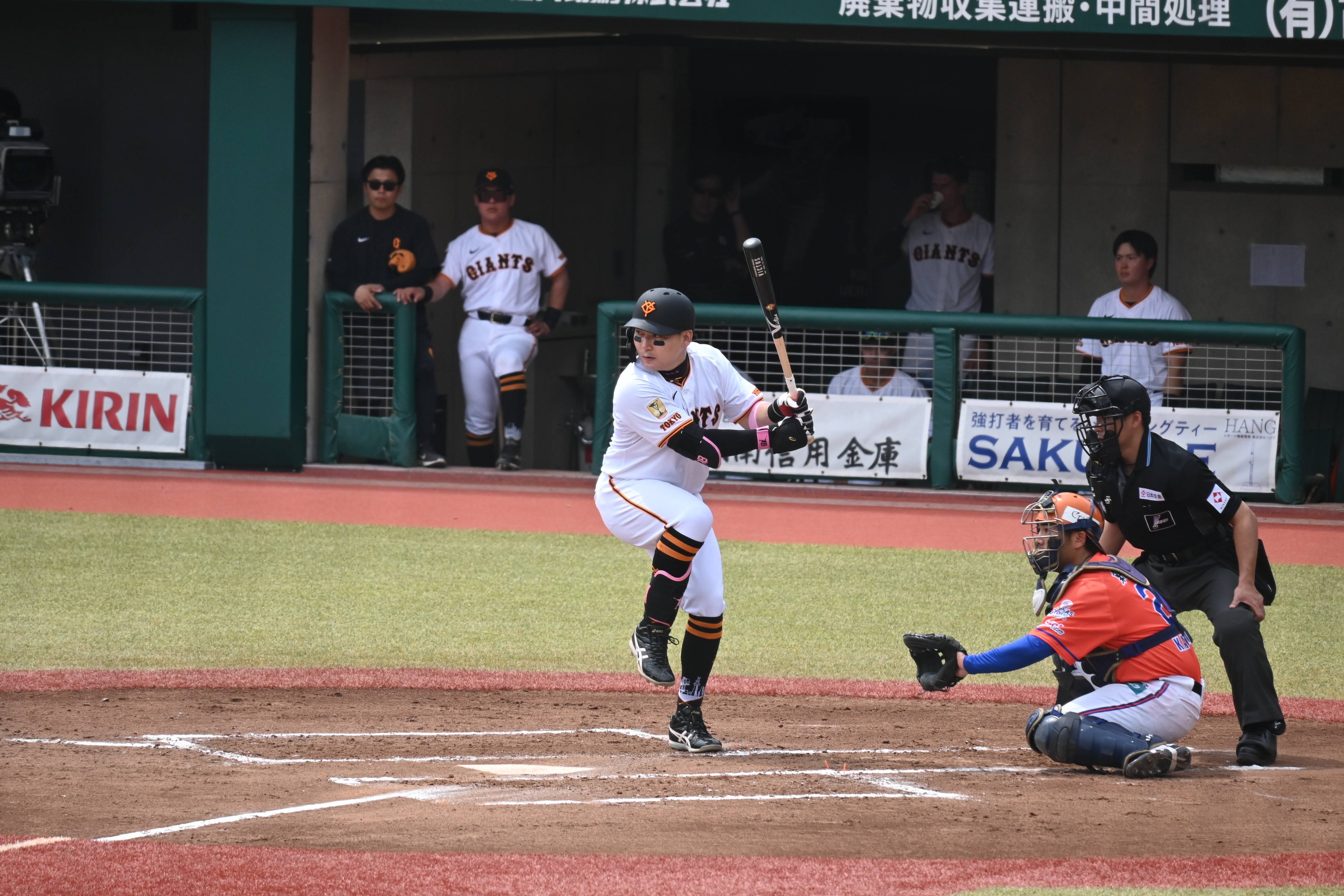 巨人・丸佳浩、2カ月ぶり実戦で「次回以降はしっかり守備につき