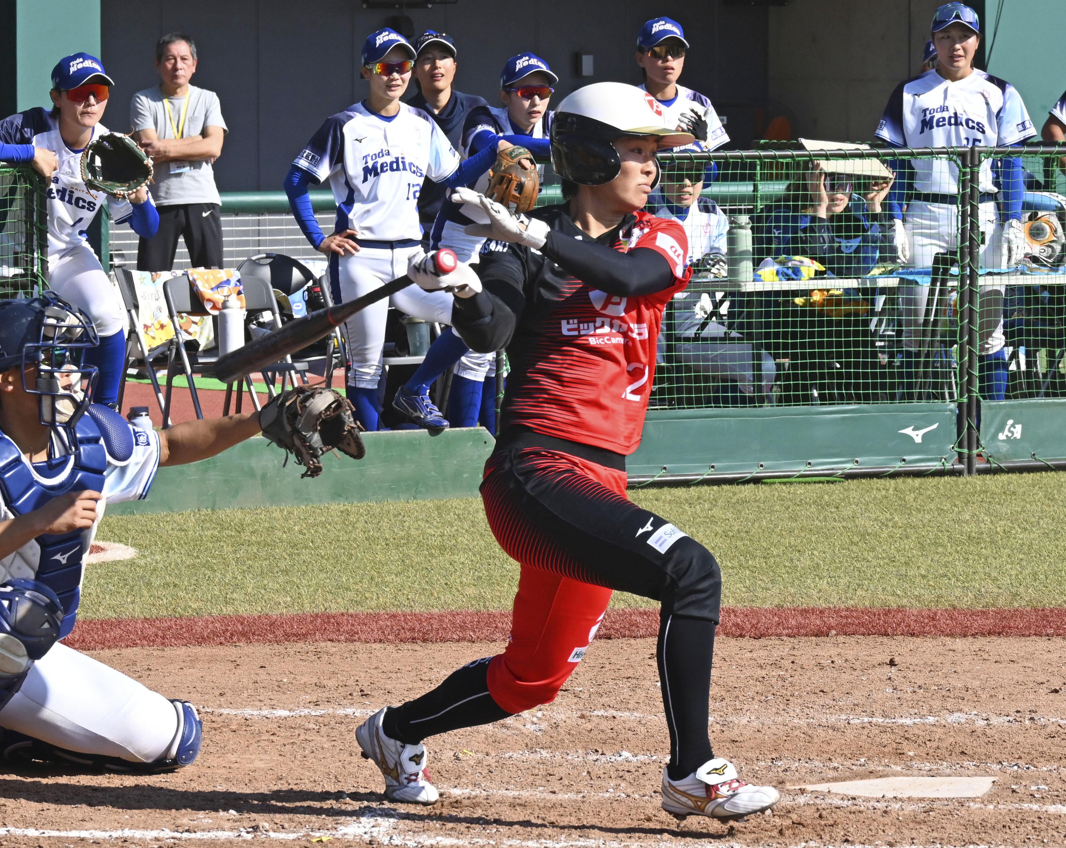 ビック高崎とトヨタが決勝進出 ソフトボール、43歳上野由岐子「完投