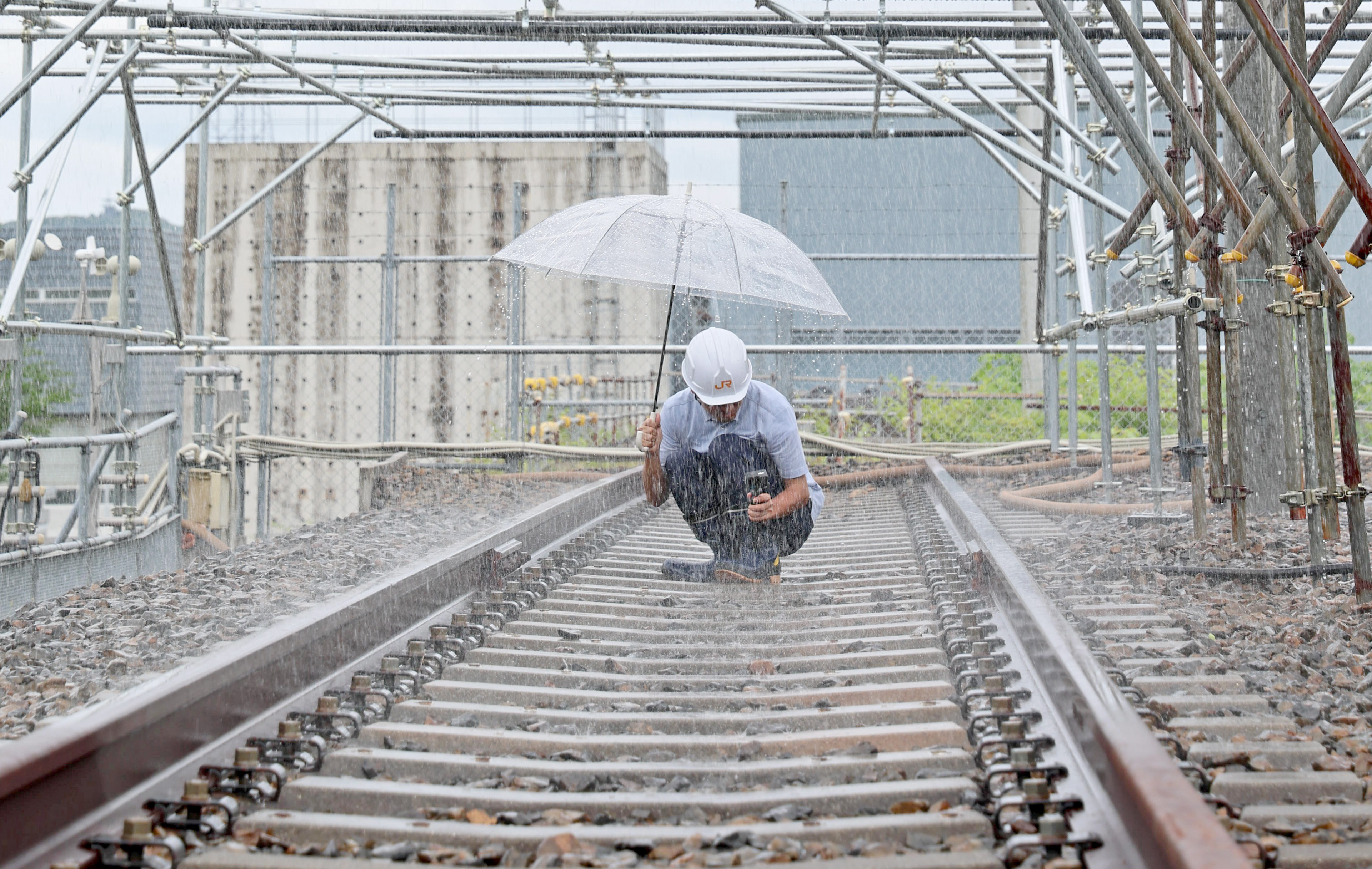 JR東海「小牧研究施設」を報道陣に公開 豪雨災害への対策や新幹線の