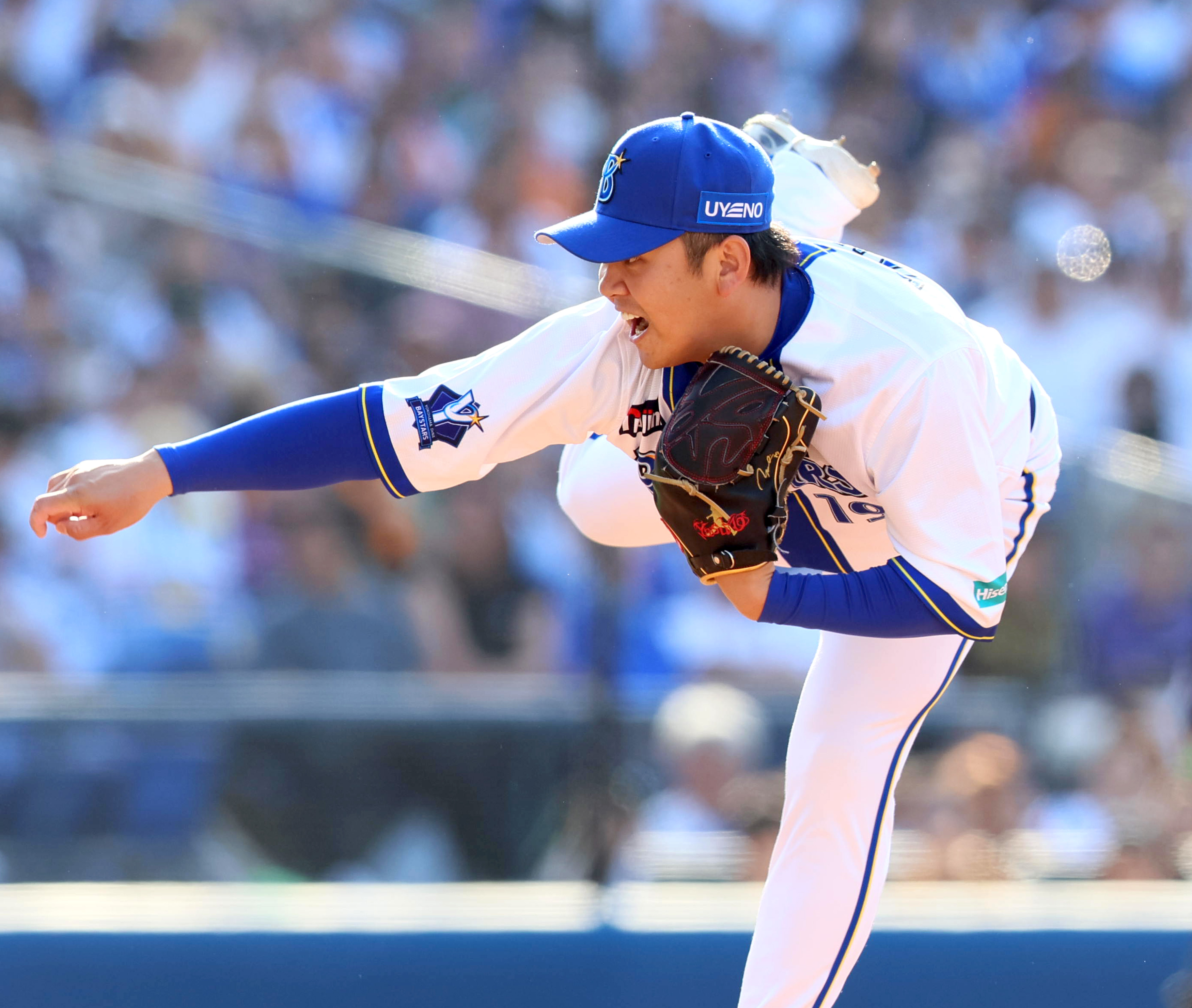 横浜DeNAベイスターズ | 復刻ユニフォーム #19 最低値 山﨑康晃選手 山 