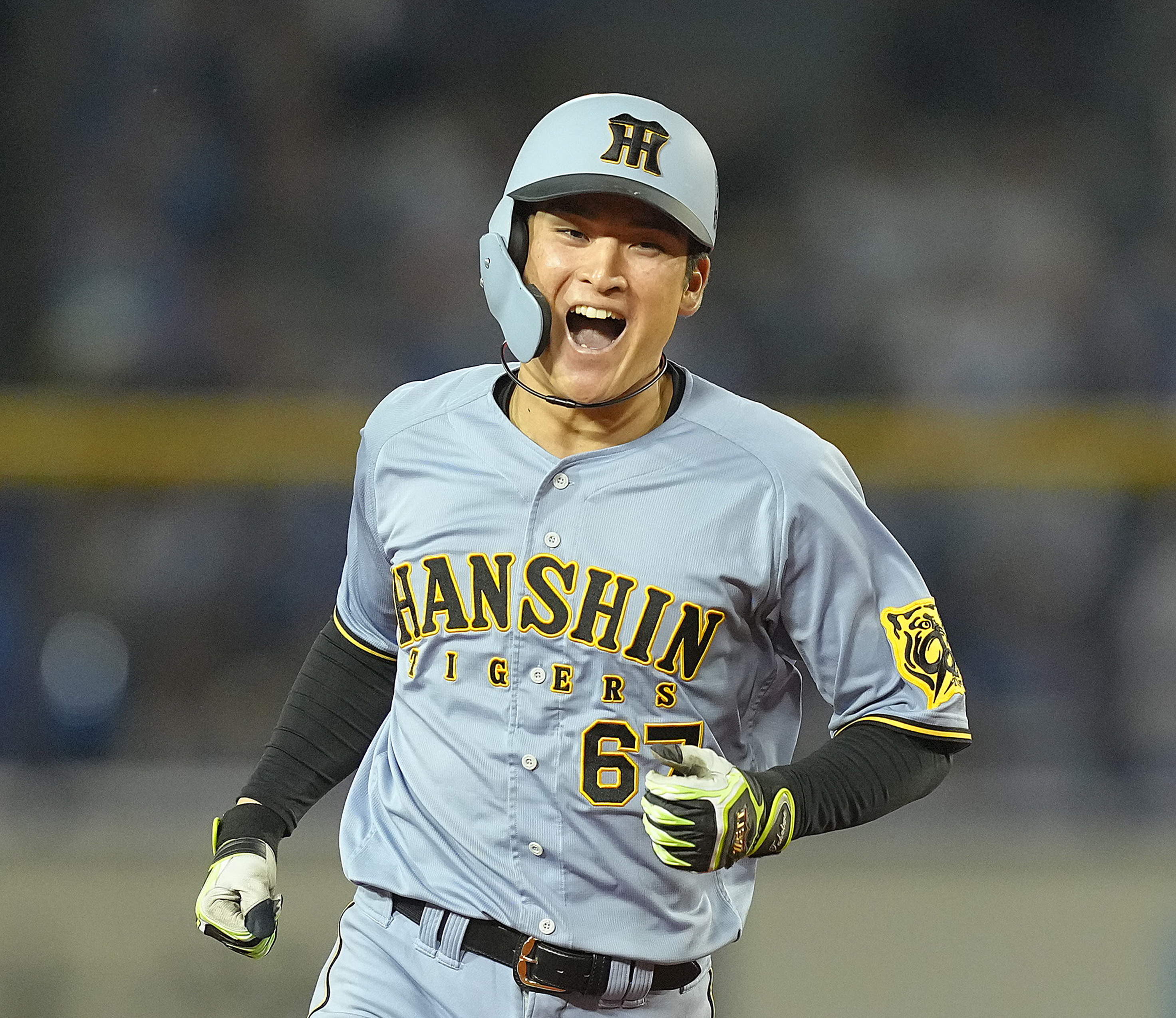 髙寺望夢 チャンピオン レプリカ ユニフォーム Mサイズ 阪神タイガース 高寺 豊富な，限定SALE 髙寺望夢 チャンピオン レプリカ ユニフォーム M