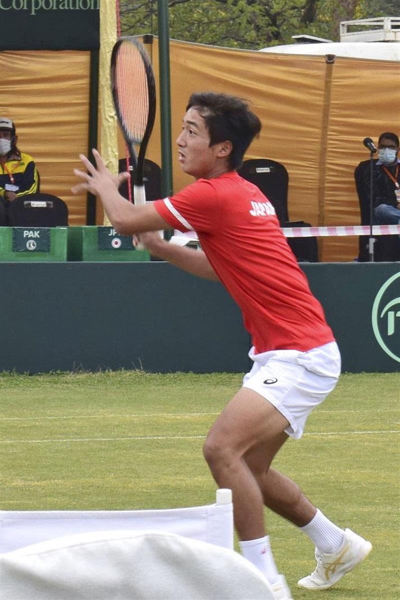 １７歳望月慎太郎 デビス杯に日本最年少出場 パキスタン下す テニス サンスポ