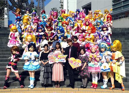 プリキュア歴代５５人集結 アニメオタク山本美月 囲まれて幸せ サンスポ