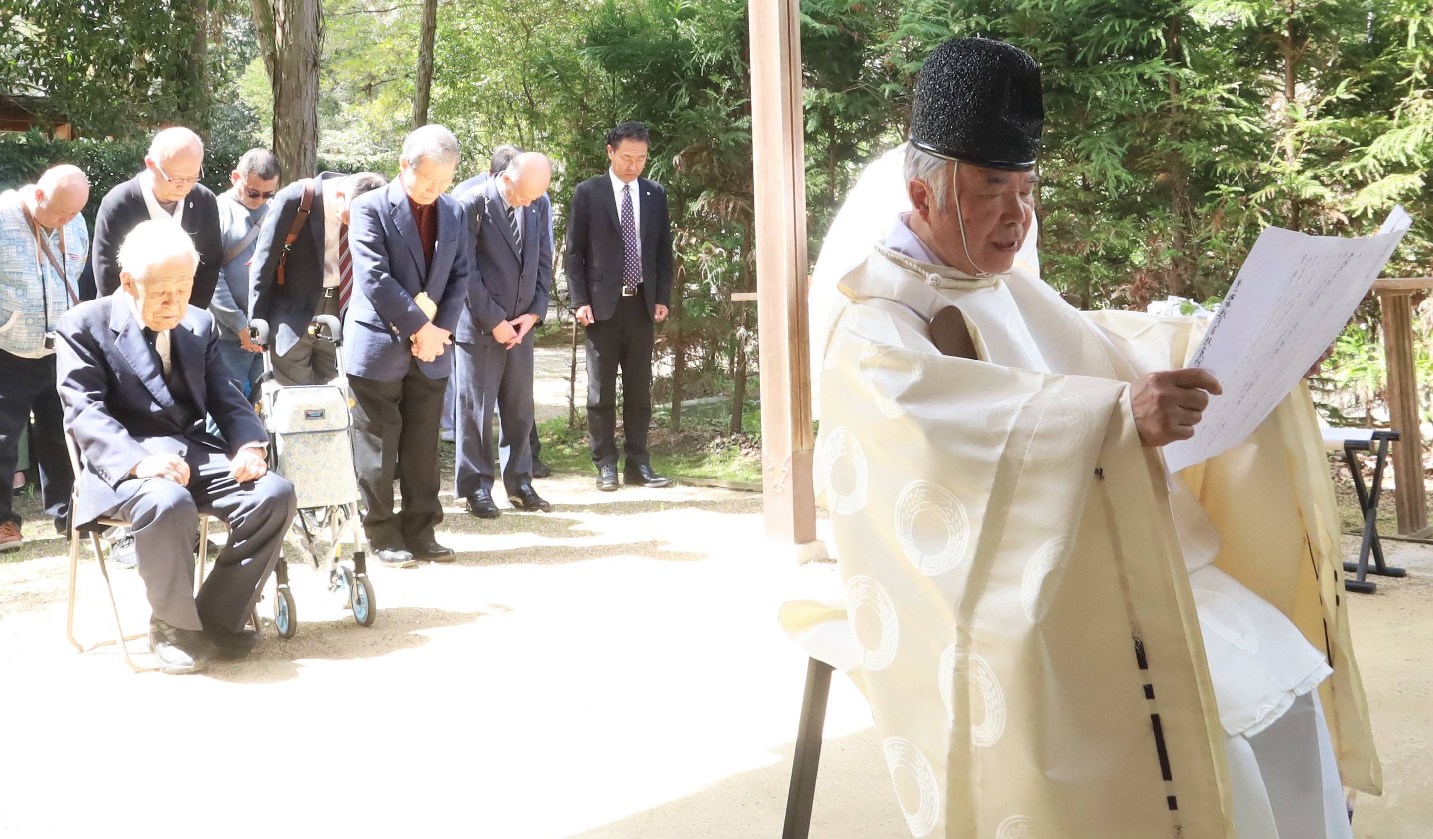 先人の礎の上に今の平和がある」 戦艦大和ゆかりの神社で第二艦隊戦没