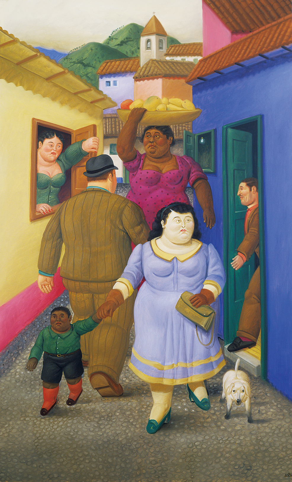 フェルナンド・ボテロ／コロンビアの聖母　複製画額装 フェルナンド・ボテロ／コロンビアの聖母 複製画額装 Amazon.co