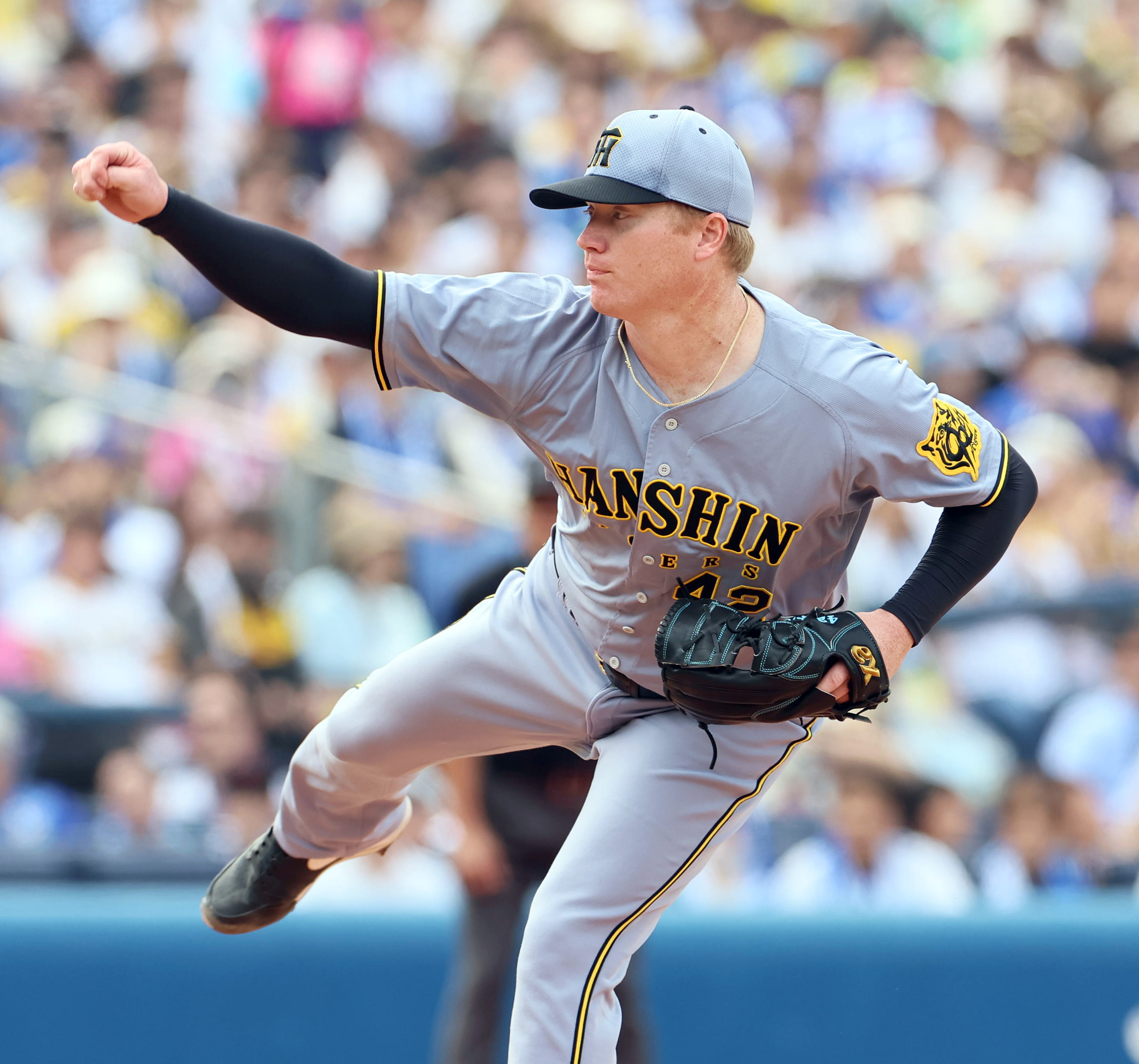 阪神・ネルソンは5回5安打2失点で降板 - サンスポ