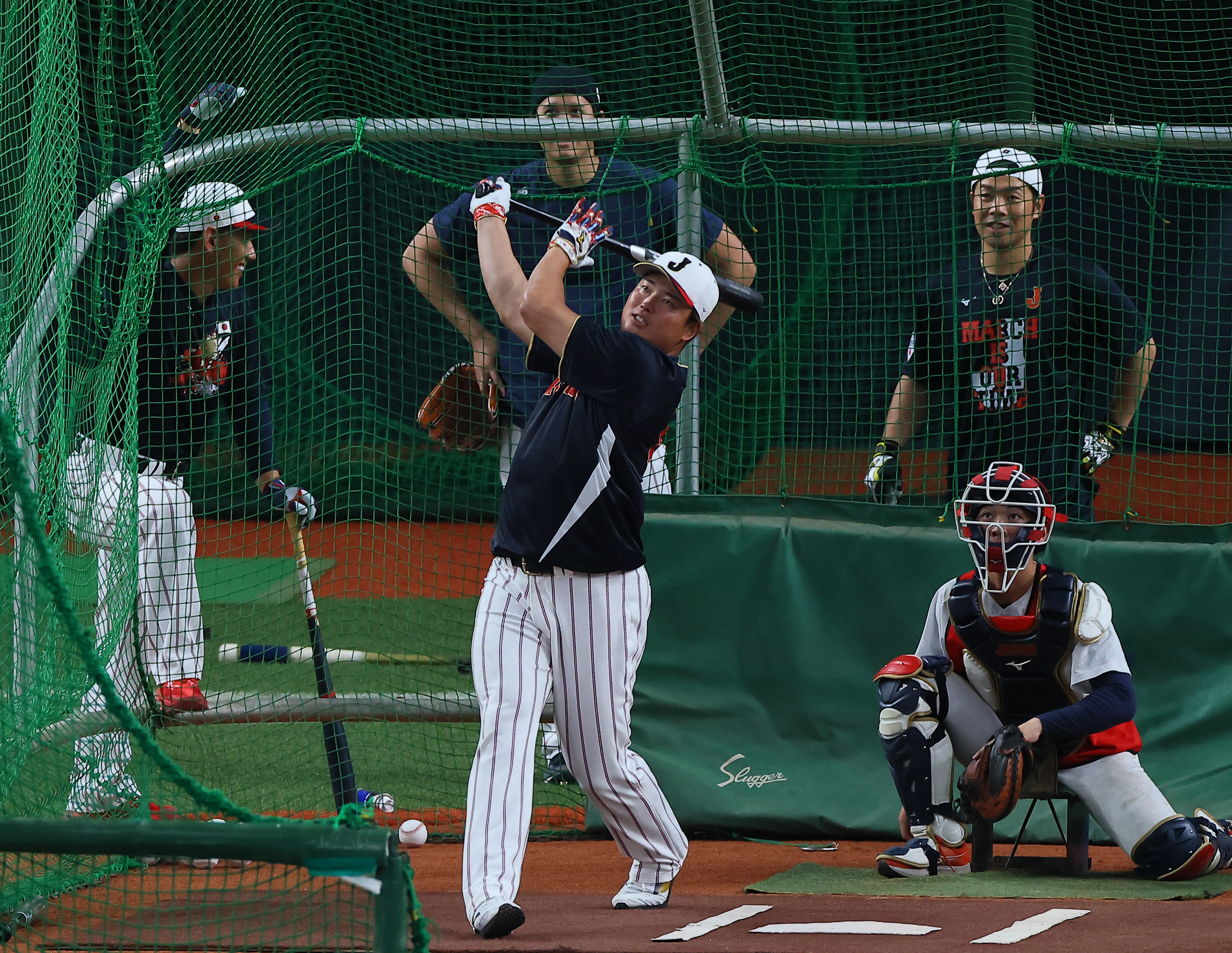 村上宗隆、大谷翔平バットで5階弾 2日出場へ！！侍ジャパン合流即猛