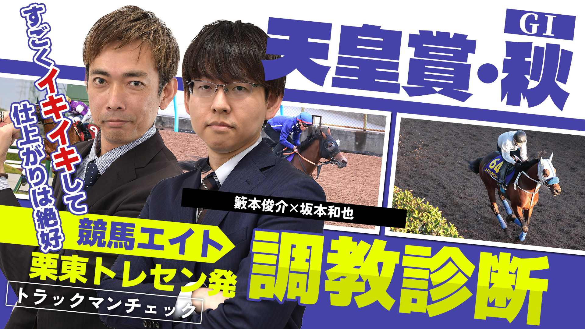 競馬エイト調教診断】天皇賞・秋（坂本和也＆籔本俊介） - サンスポZBAT!