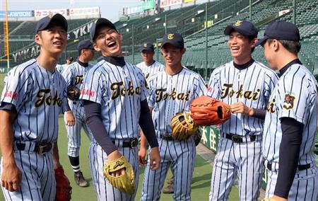 東海大相模、12日初戦へ 小笠原「今年は勝つ」／甲子園（写真・画像