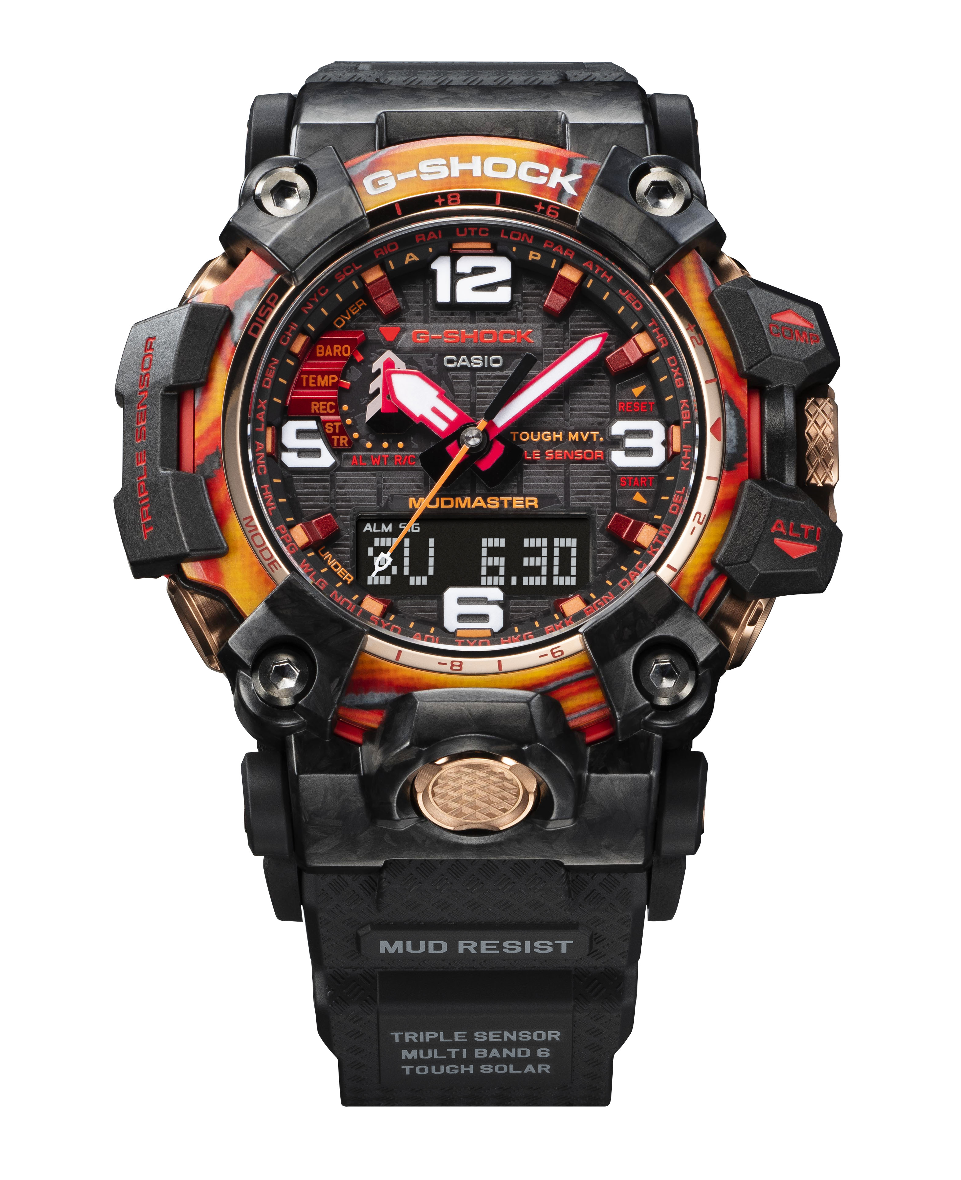 カシオG-SHOCK 18mmベルト用 ステンレス遊環 ベルトループ - 腕時計