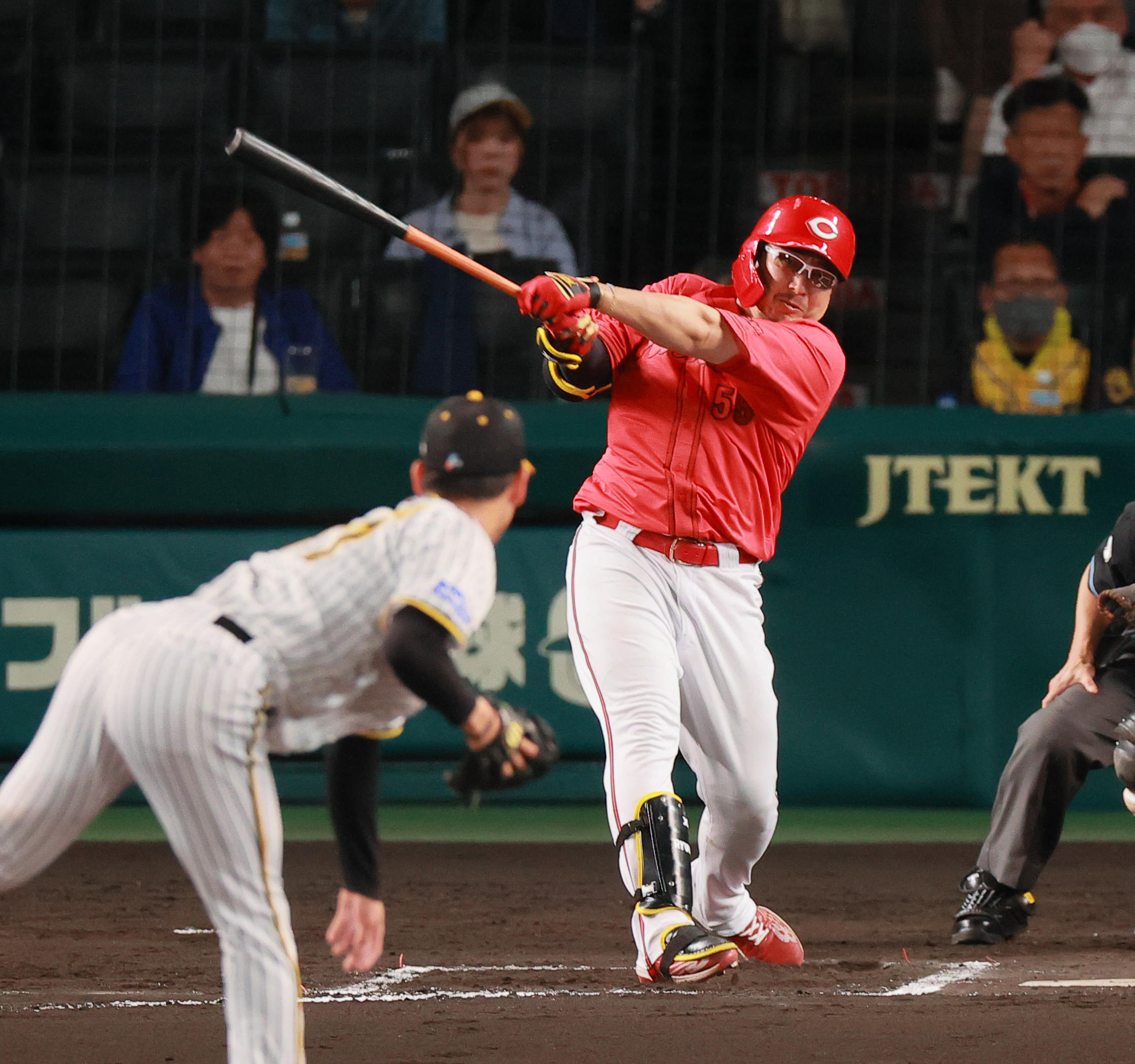 広島・松山、今季初の４番でマルチ＆２打点「スタメンはやっぱり楽しい」