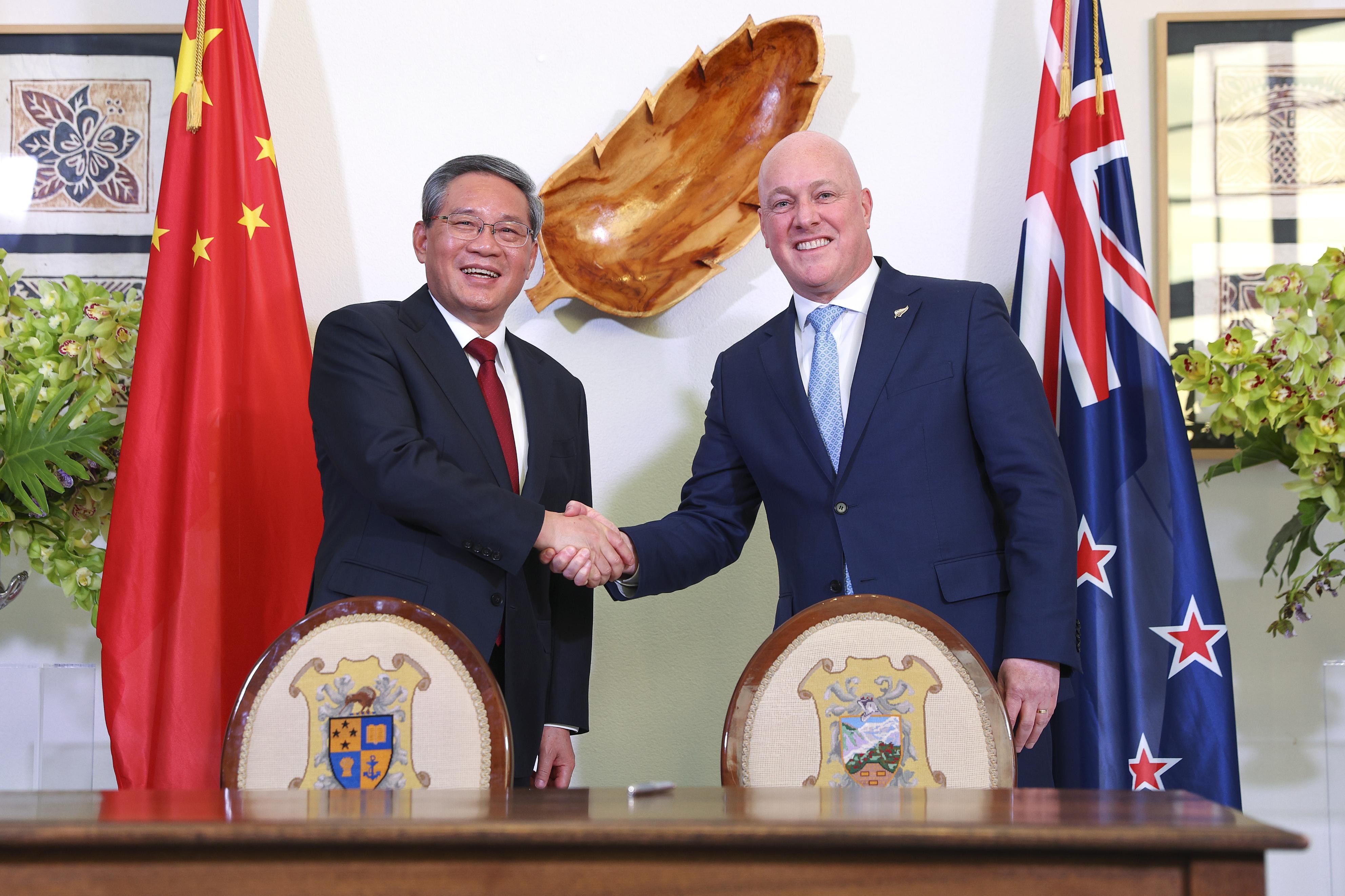 NZのAUKUS協力検討に中国首相が懸念 「相違点あった」とNZ