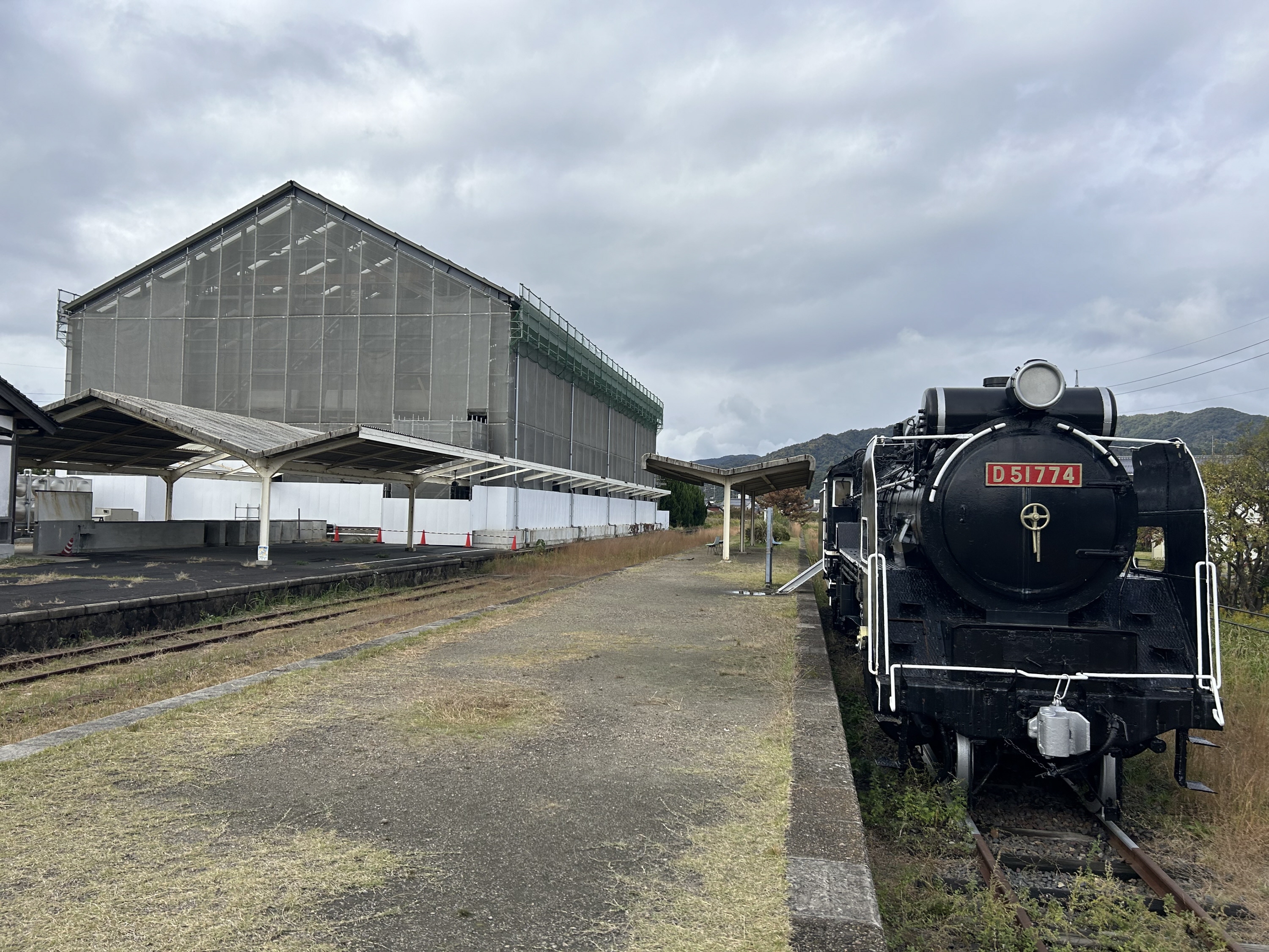 100年の時刻む 神話の玄関口 旧大社駅、現在は保存修理中 国重文