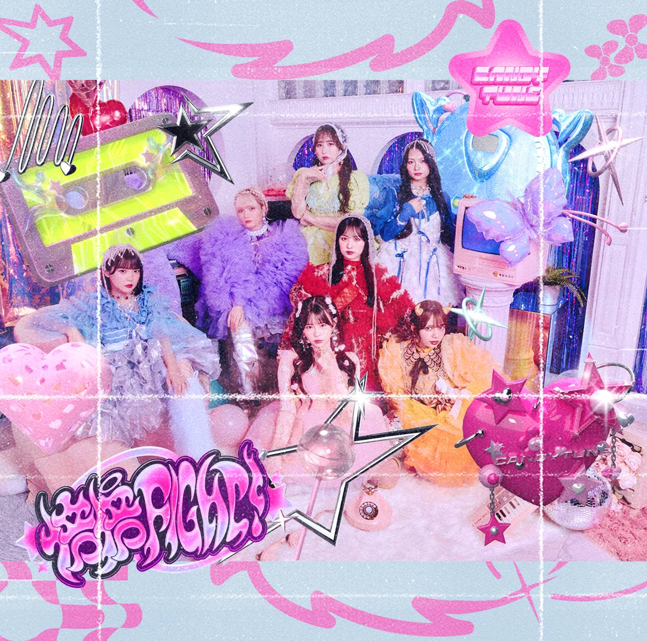 CANDY TUNE、アートワーク＆収録曲を発表 話題曲「レベチかわいい