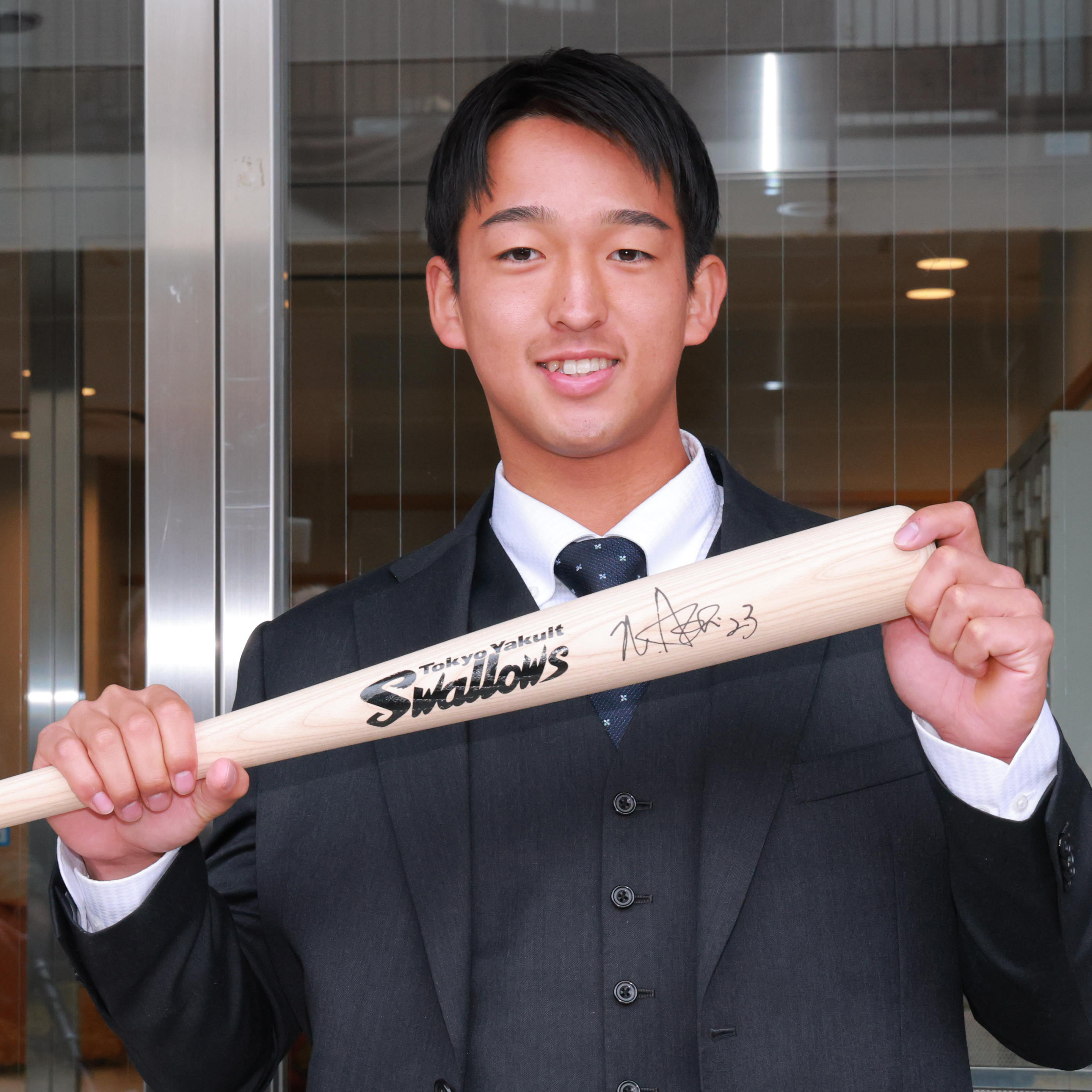 ヤクルトスワローズ 松下歩叶 直筆サイン色紙 東京ヤクルトスワローズ ドラフト1位 松下歩叶 直筆サイン色紙 ②