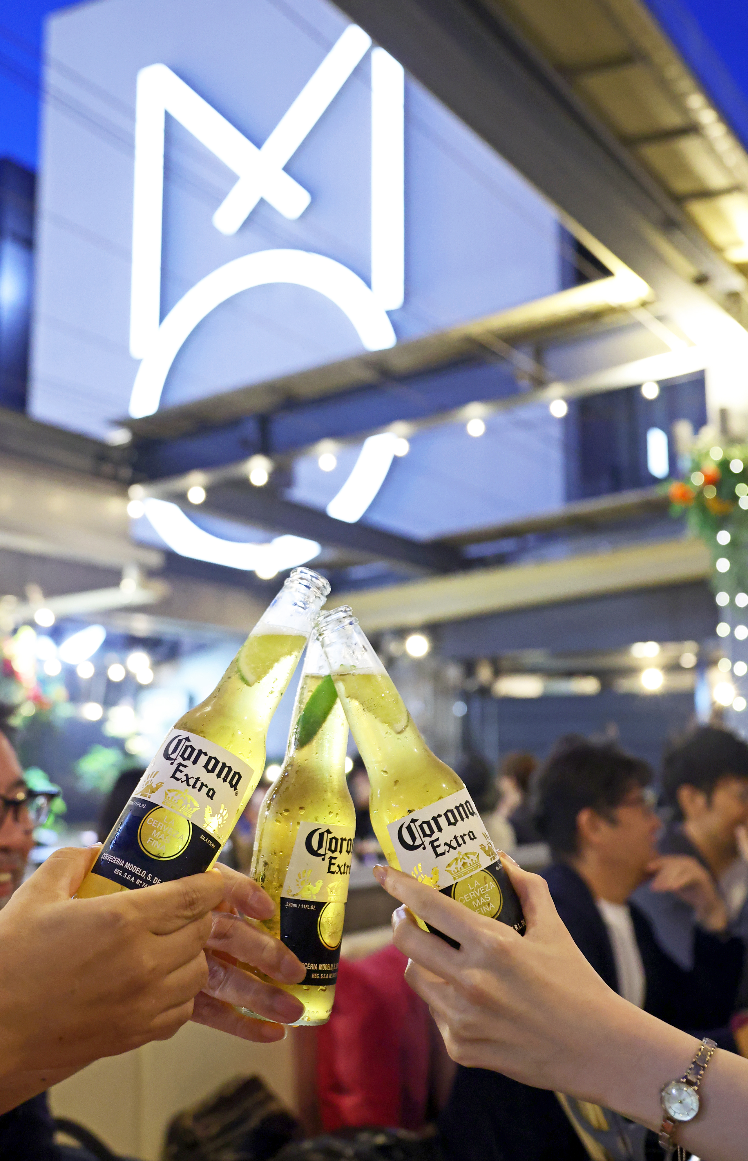 松屋銀座で早くもビアガーデン W杯にちなみテーマはメキシコ、酷暑日に