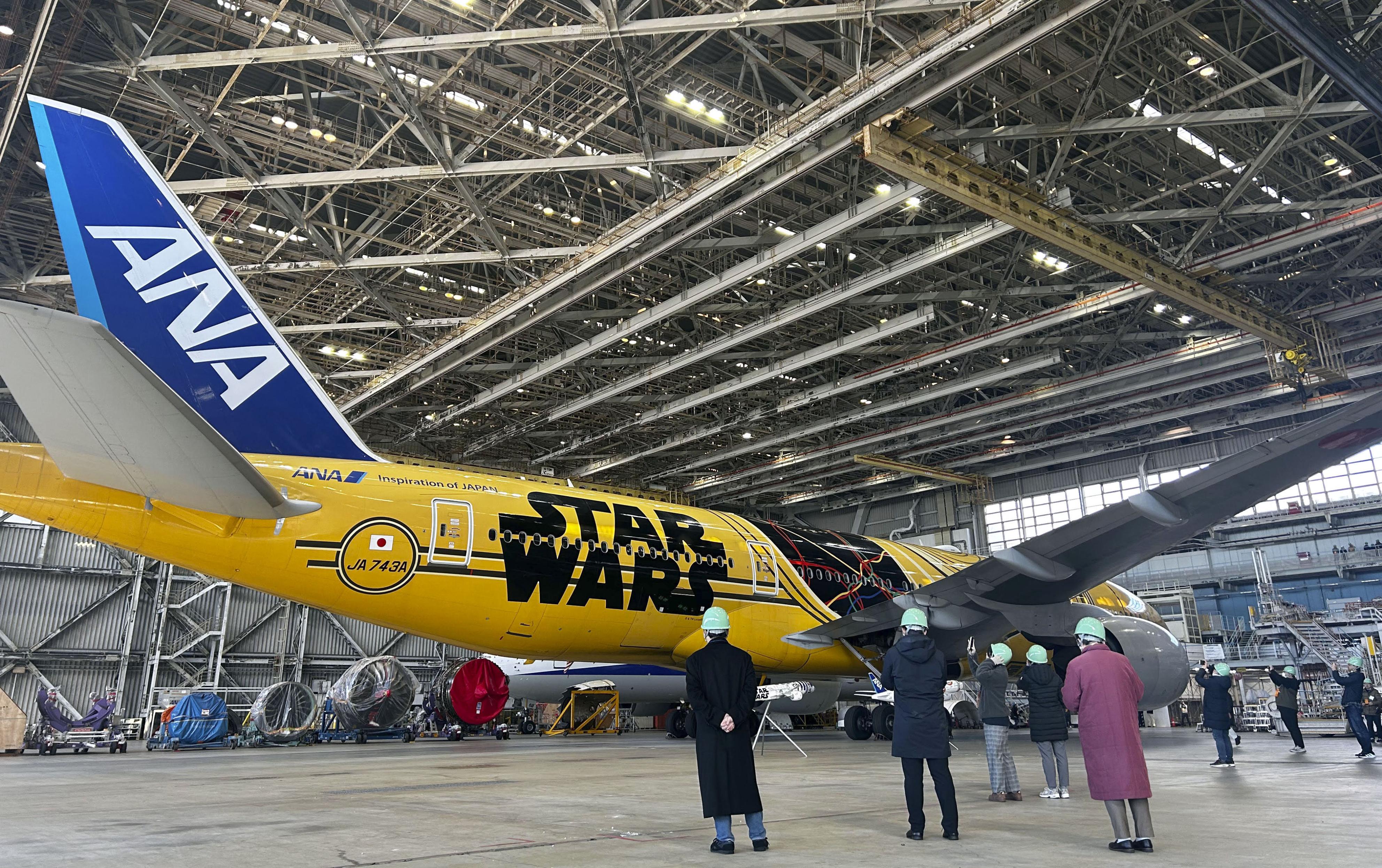 全日空「スター・ウォーズ機」が引退 羽田空港で特別公開イベント 