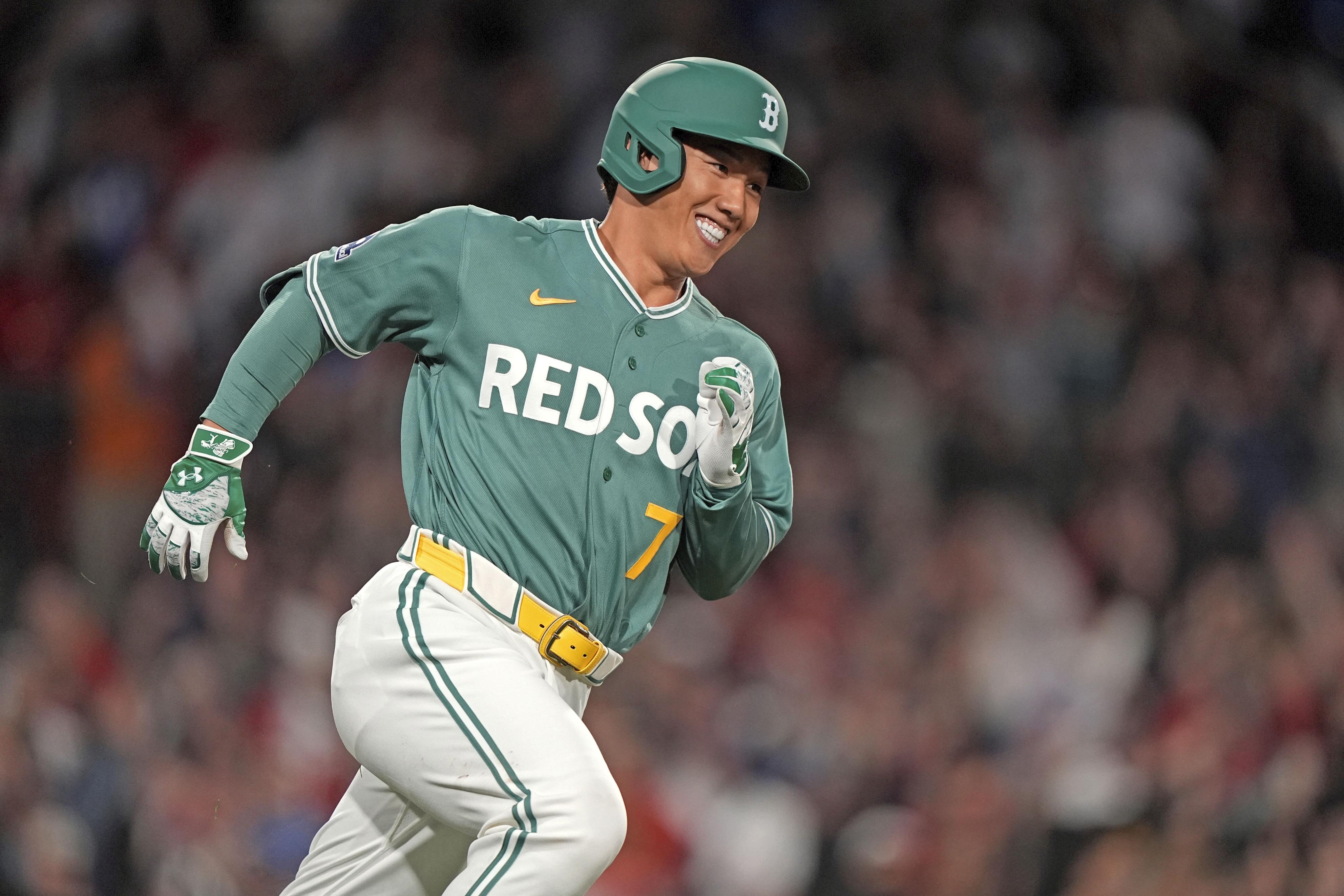 レッドソックスの吉田正尚が代打でサヨナラ打 ボストンでのタイガース
