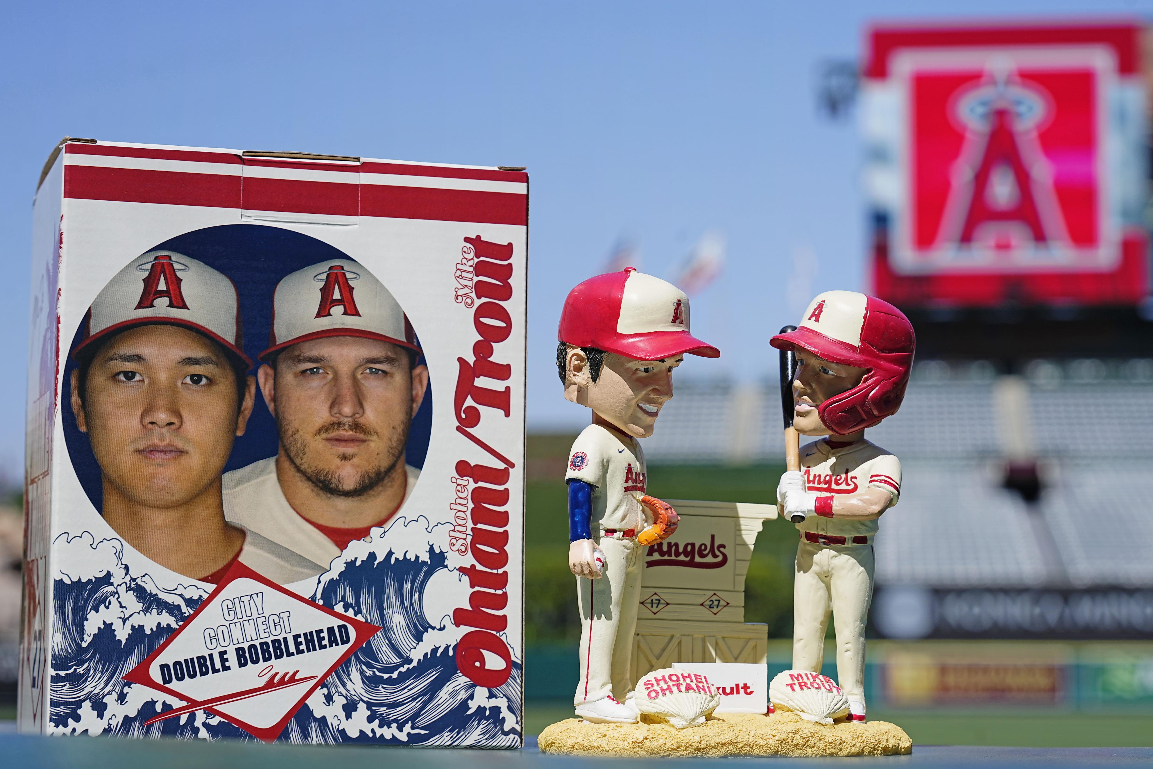 大谷翔平選手 マイクトラウト選手 bobblehead バブルヘッド 