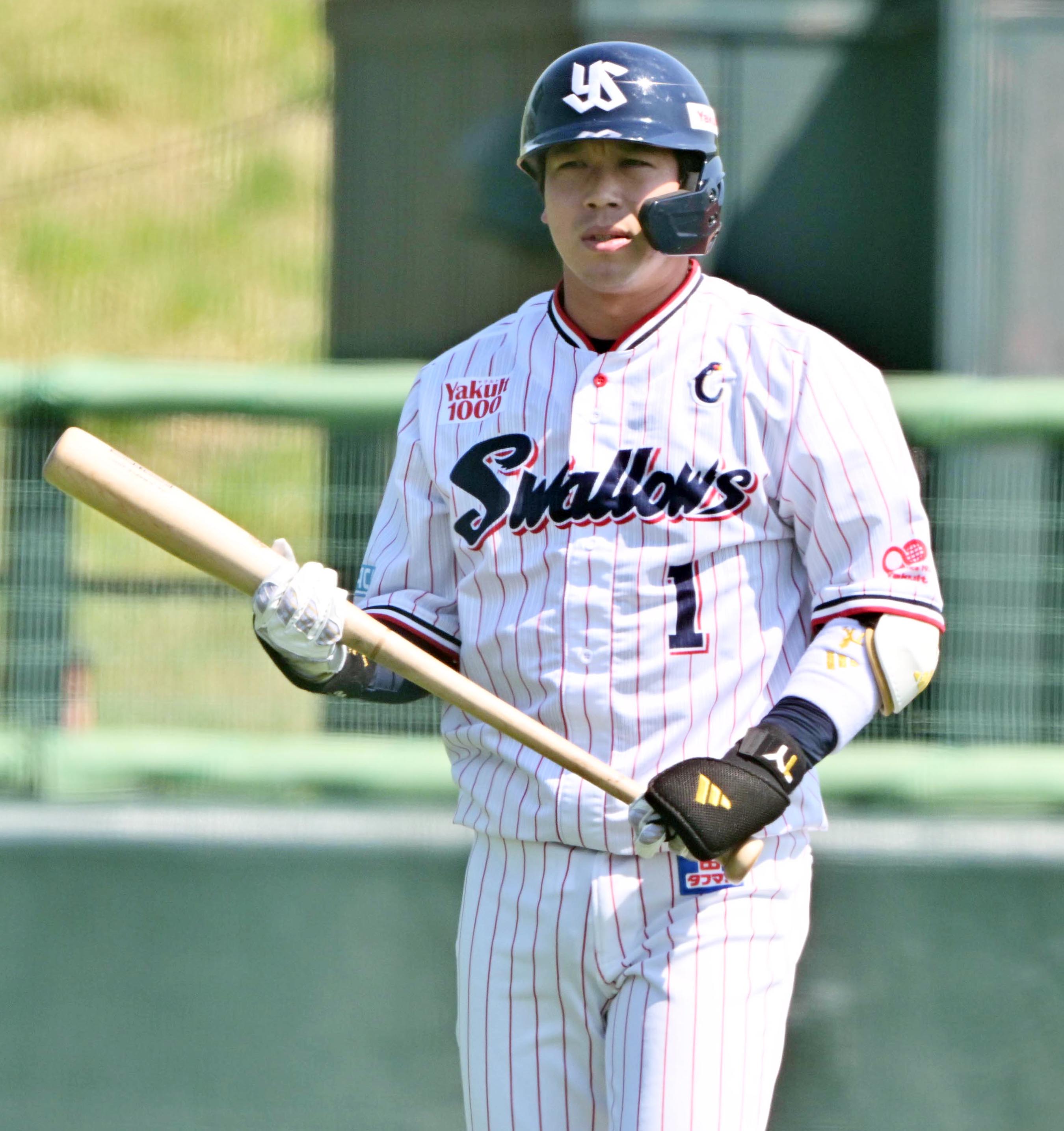 ヤクルト・山田哲人がファーム5打席目で〝今季初安打〟 実戦復帰後