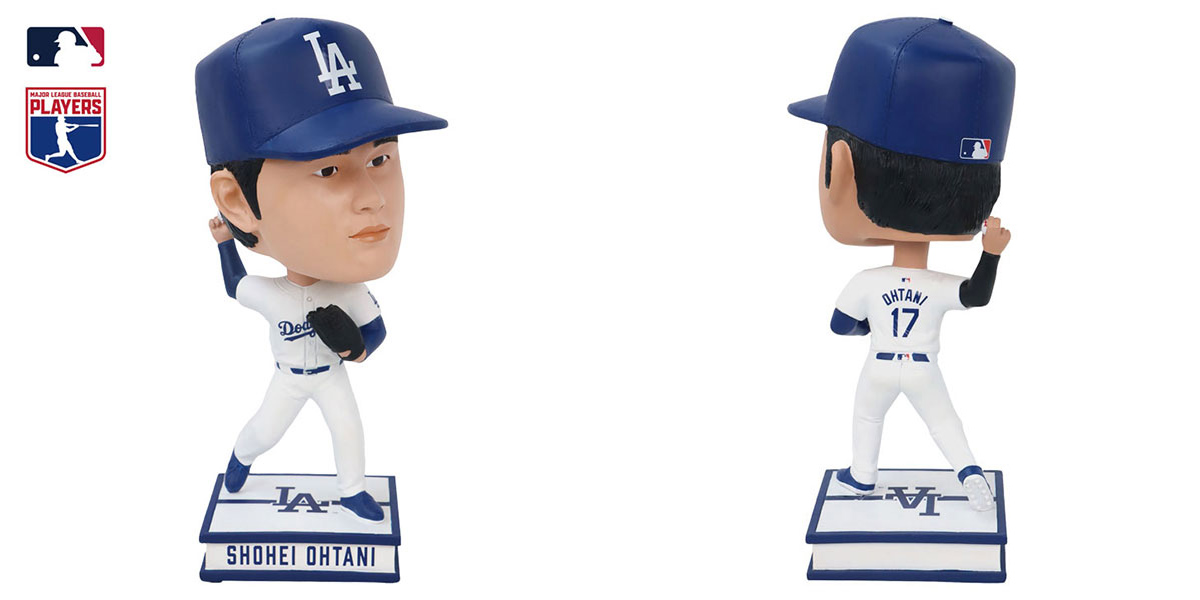 大谷翔平選手のボブルヘッド人形を限定販売 今季から復活の