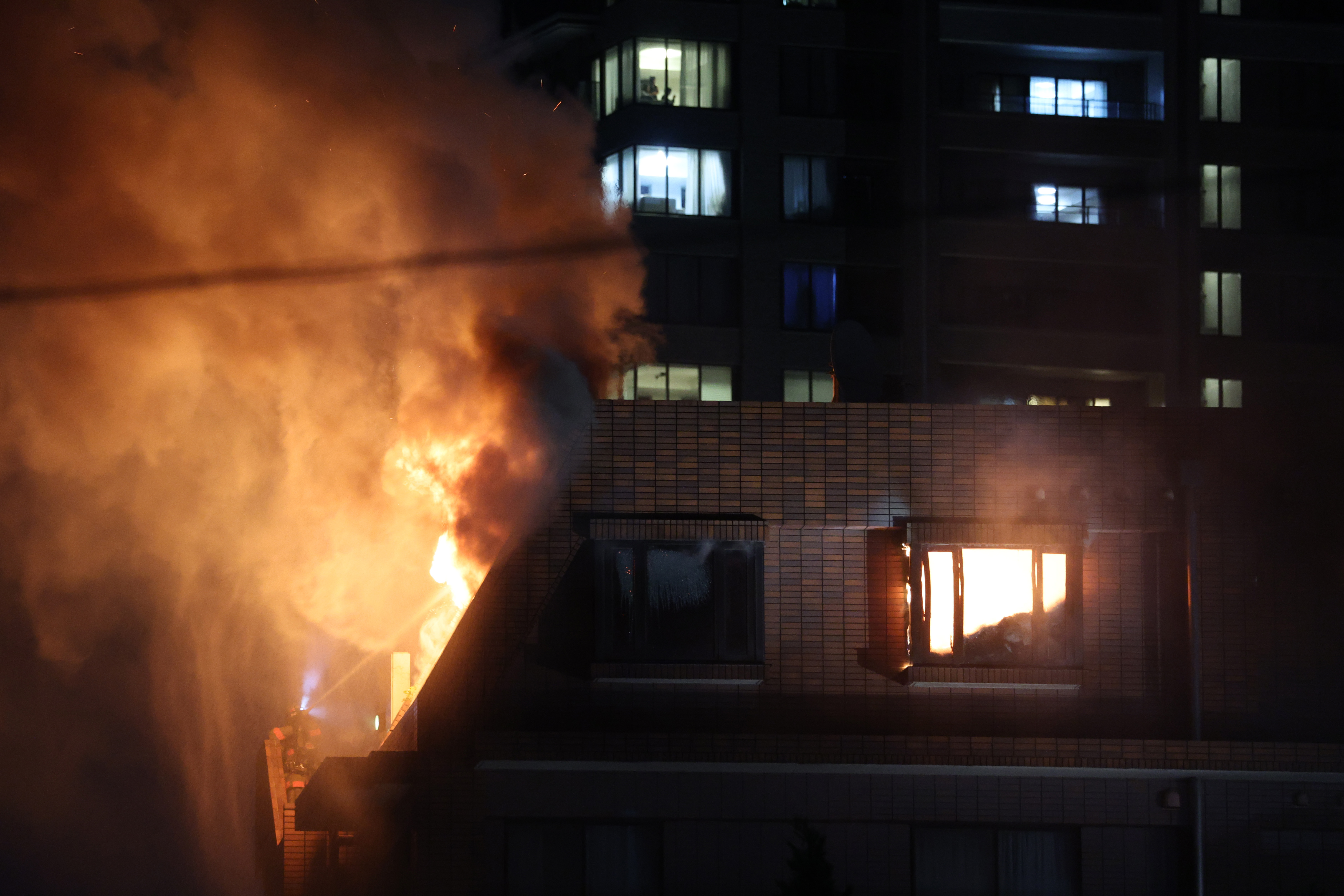 猪口邦子 火事