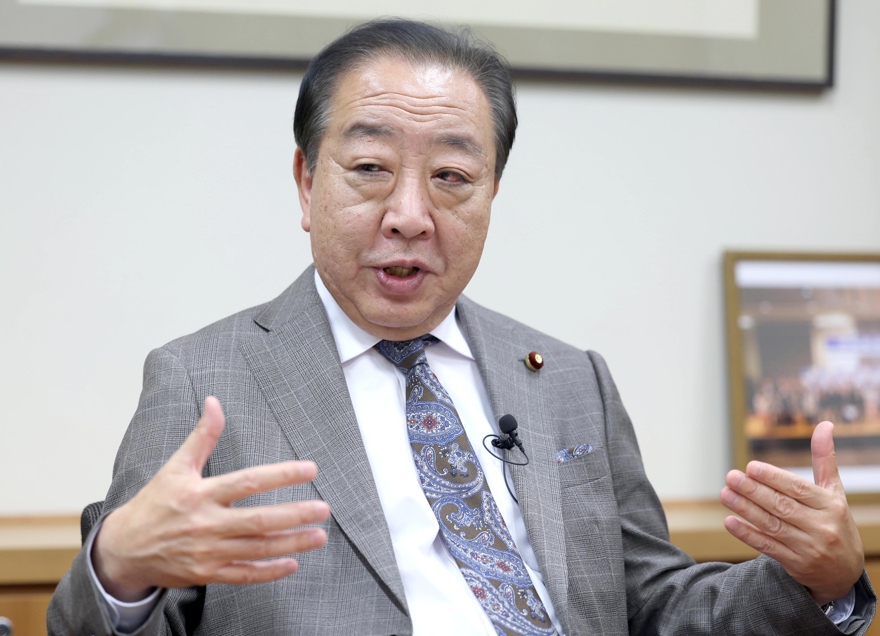 野田佳彦 立憲民主党・野田佳彦代表「財源に責任」 政策実現へ予算の無駄