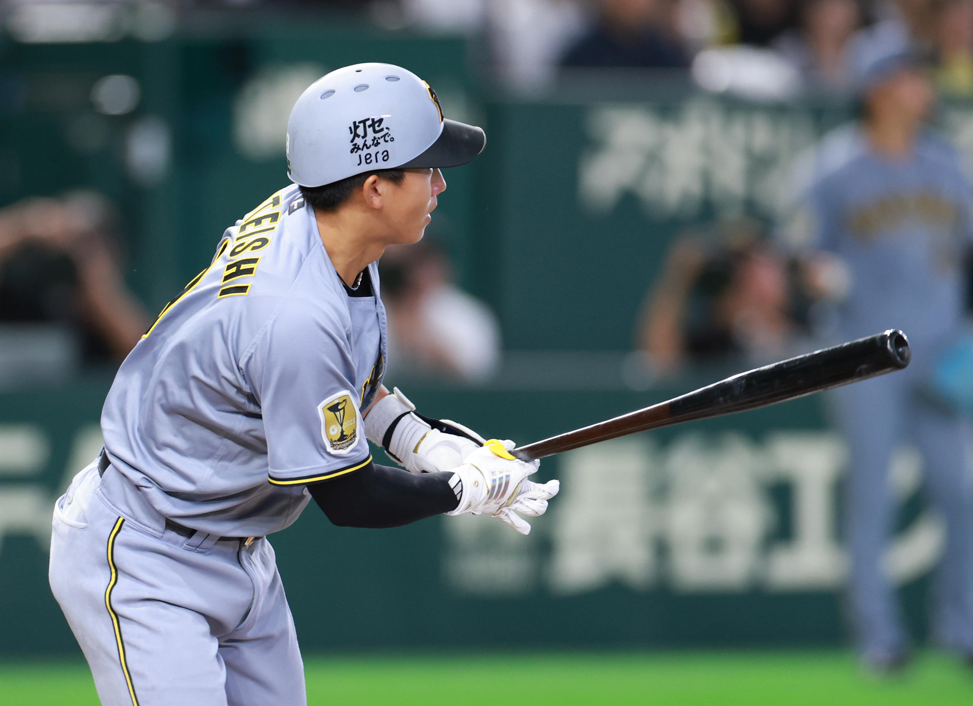 阪神D1位・立石正広、「2番・左翼」で1軍昇格即マルチ安打「こういう