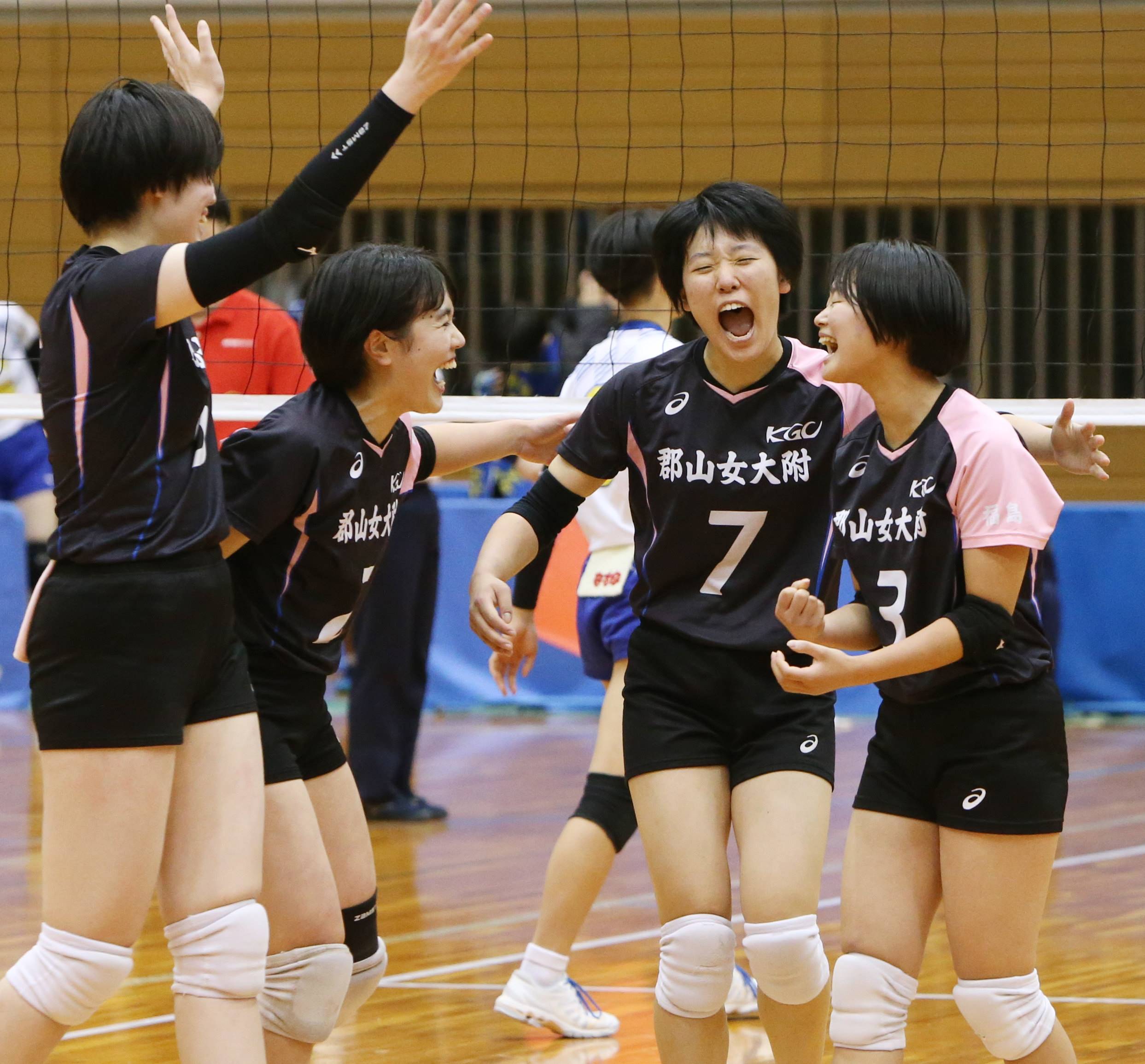 春高バレー福島決勝 男子は郡山北工が2年連続12度目V、女子は郡山女大