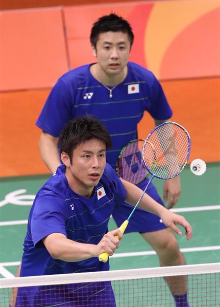 五輪バドミントン】男子ダブルス 早川賢一、遠藤大由組が英ペアに第1