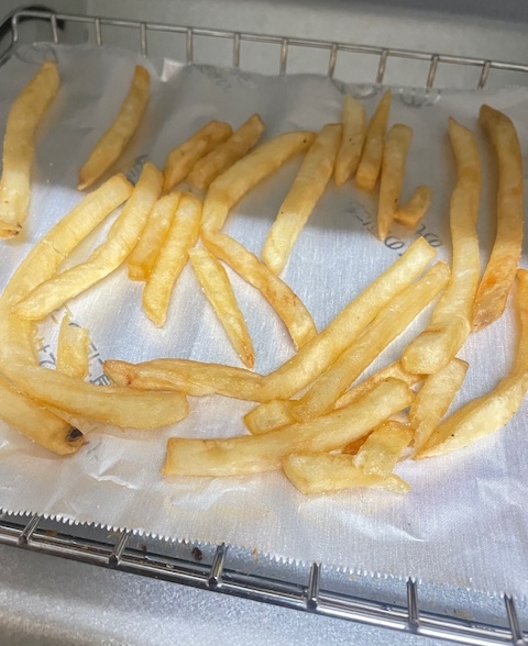 マクドナルド「マックフライポテト」温め直し カリカリとしたポテト